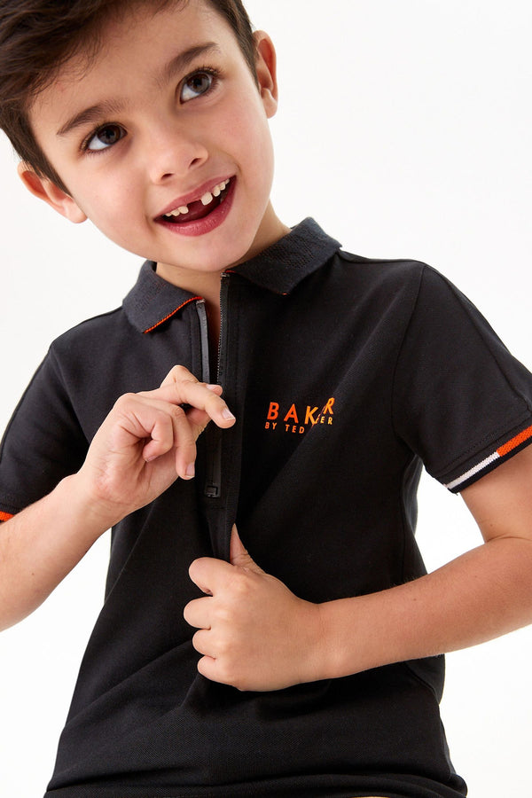 Baker by Ted Baker Black Polo Shirt