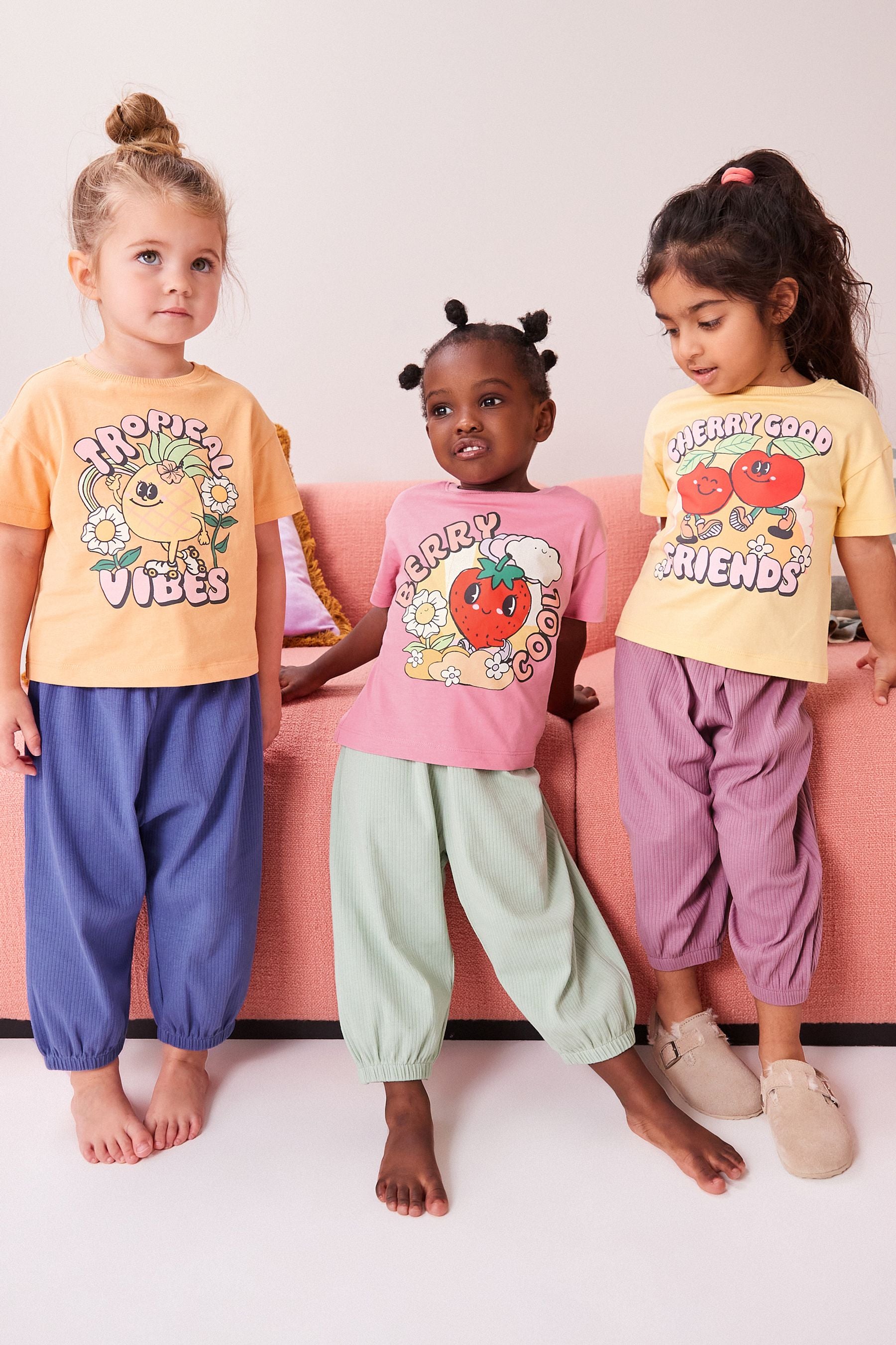 Multi Jogger Pyjamas 3 Pack (9mths-12yrs)