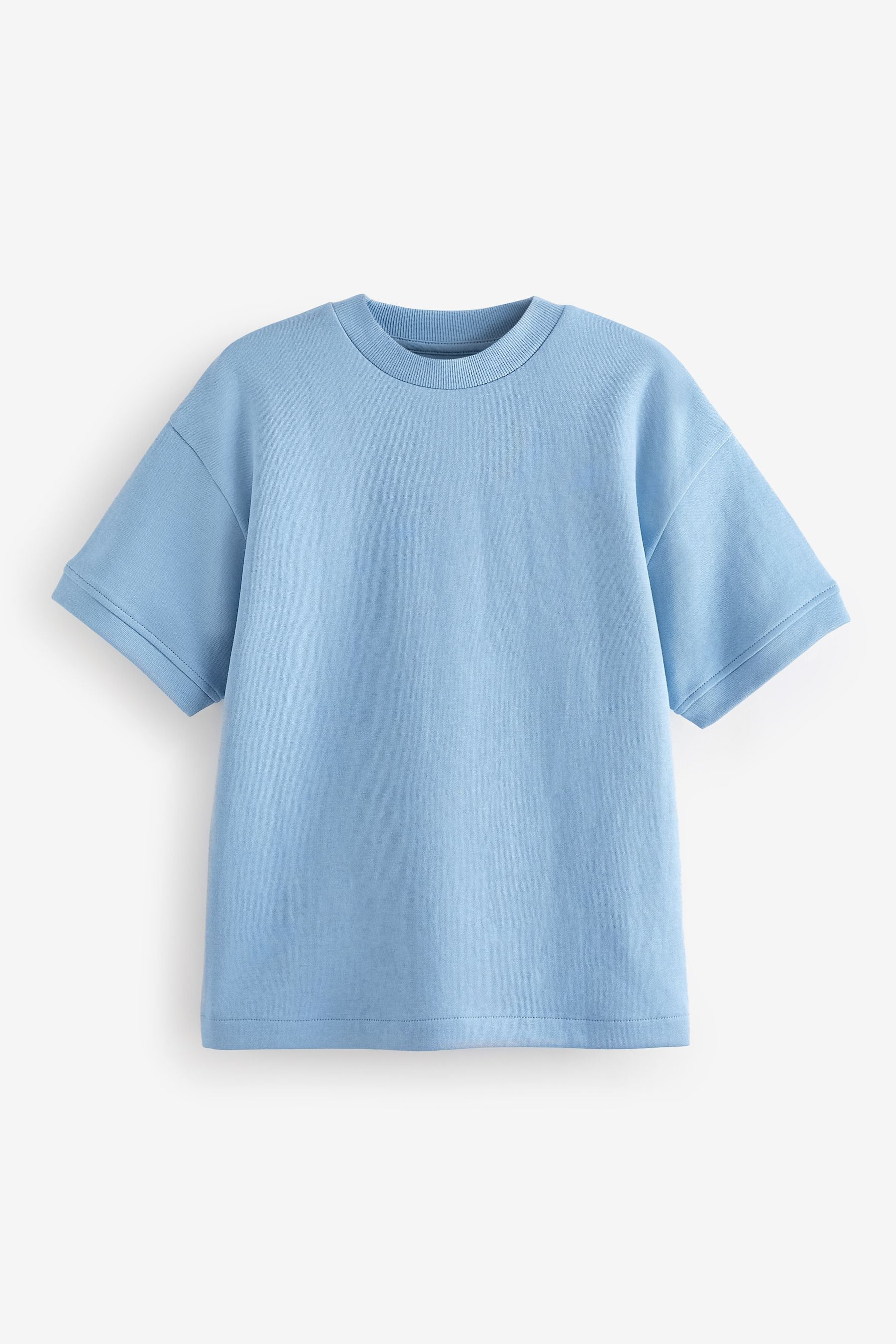 Blue Relaxed Fit Heavyweight T-Shirt (3-16yrs)