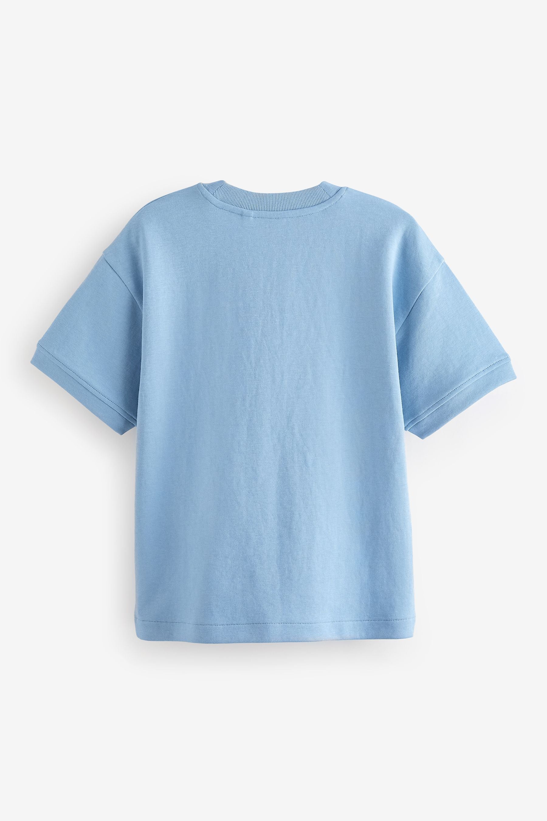 Blue Relaxed Fit Heavyweight T-Shirt (3-16yrs)