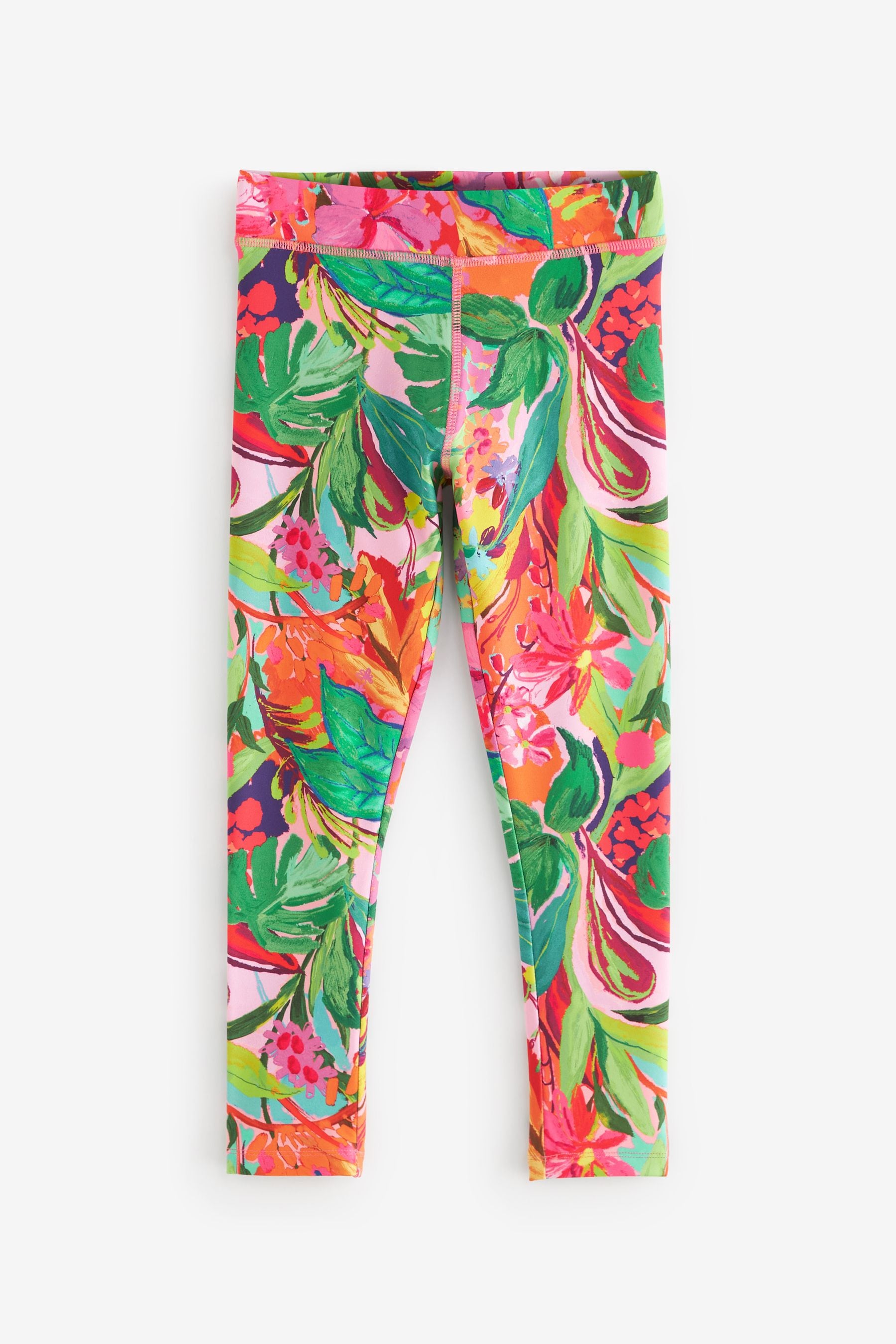 Multi Tropical Sports Leggings (3-16yrs)