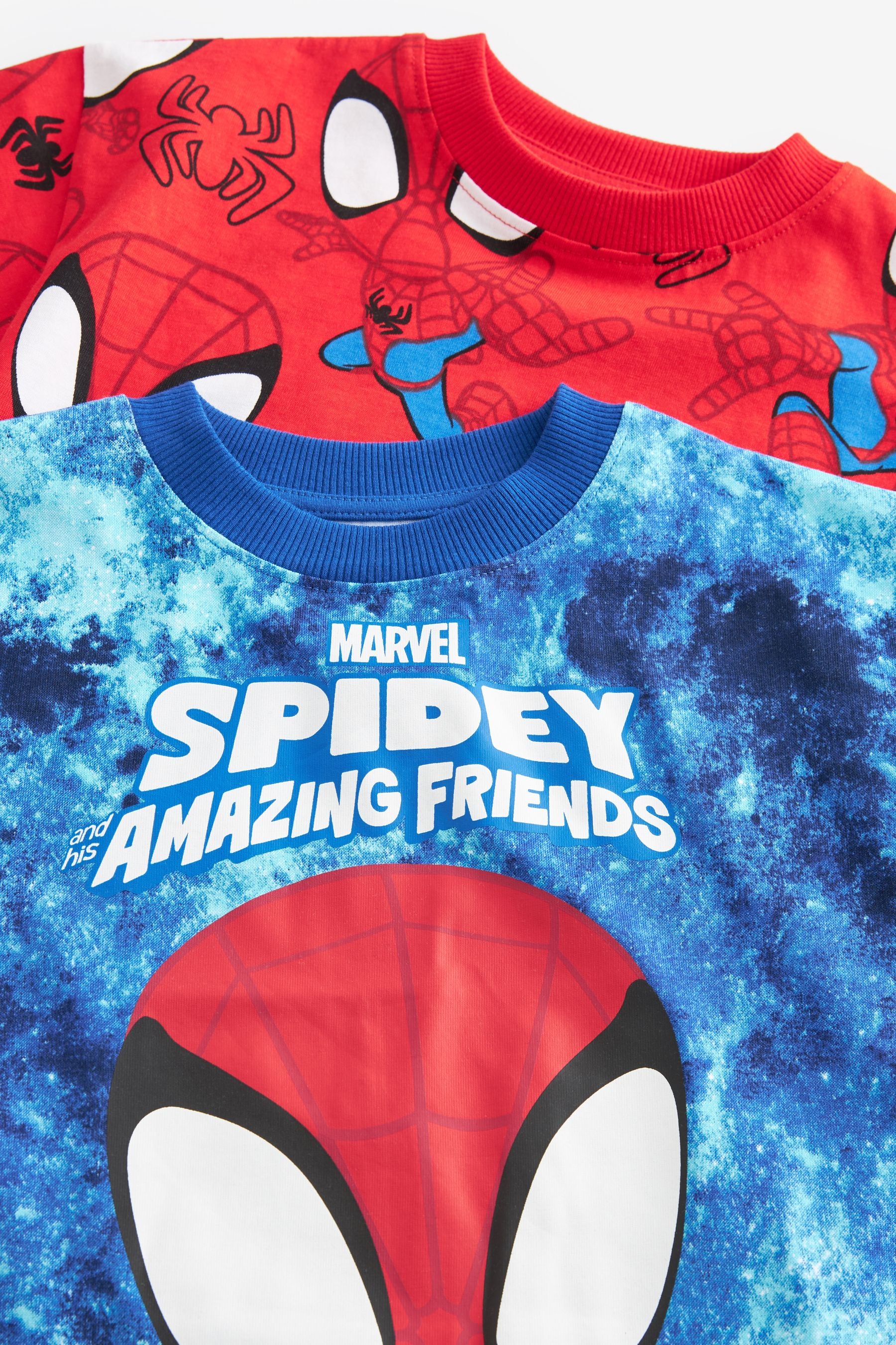 Red/Blue Spidey and Friends 2 Pack Short Pyjamas (12mths-10yrs)