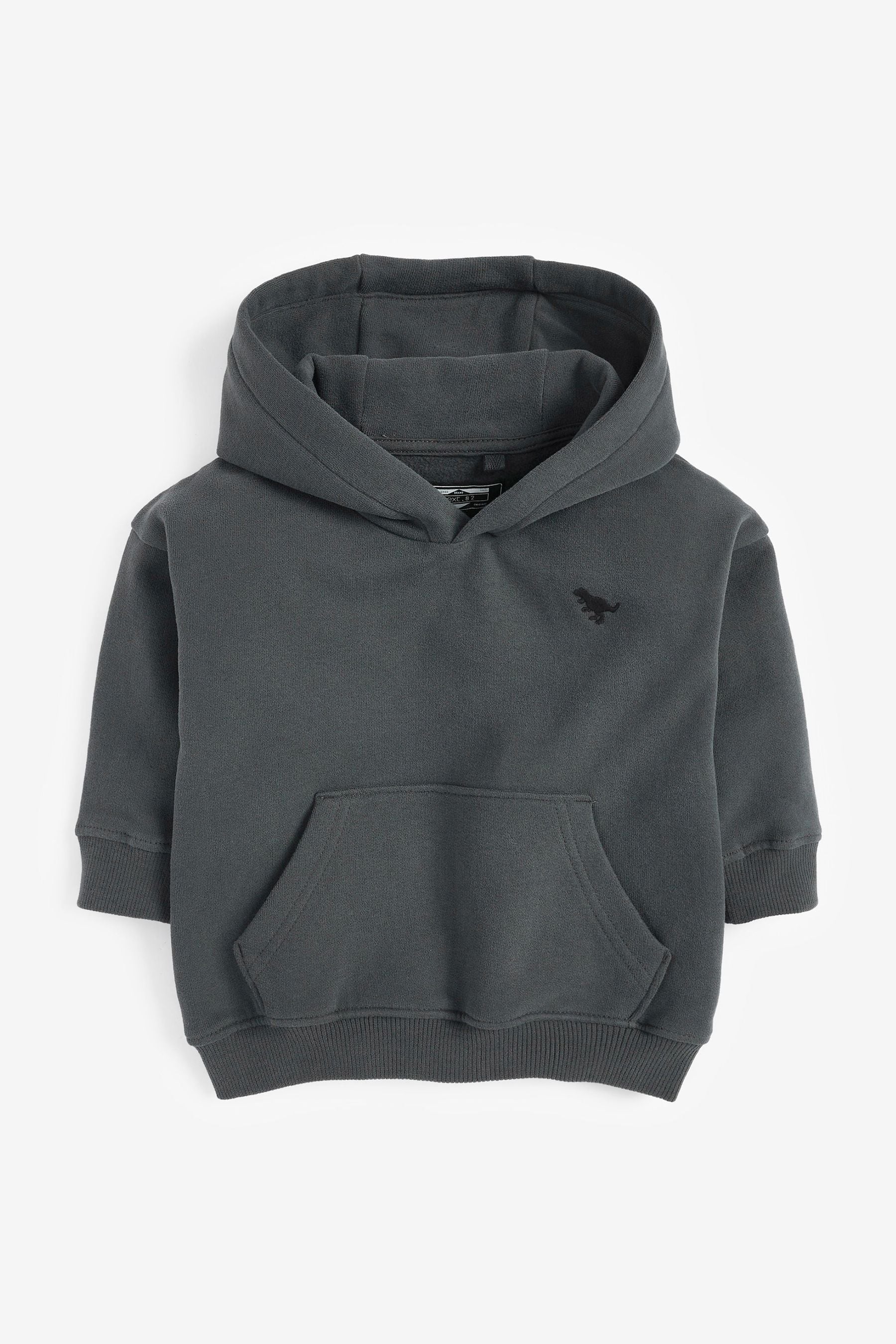 Charcoal Grey Soft Touch Jersey Hoodie (3mths-7yrs)