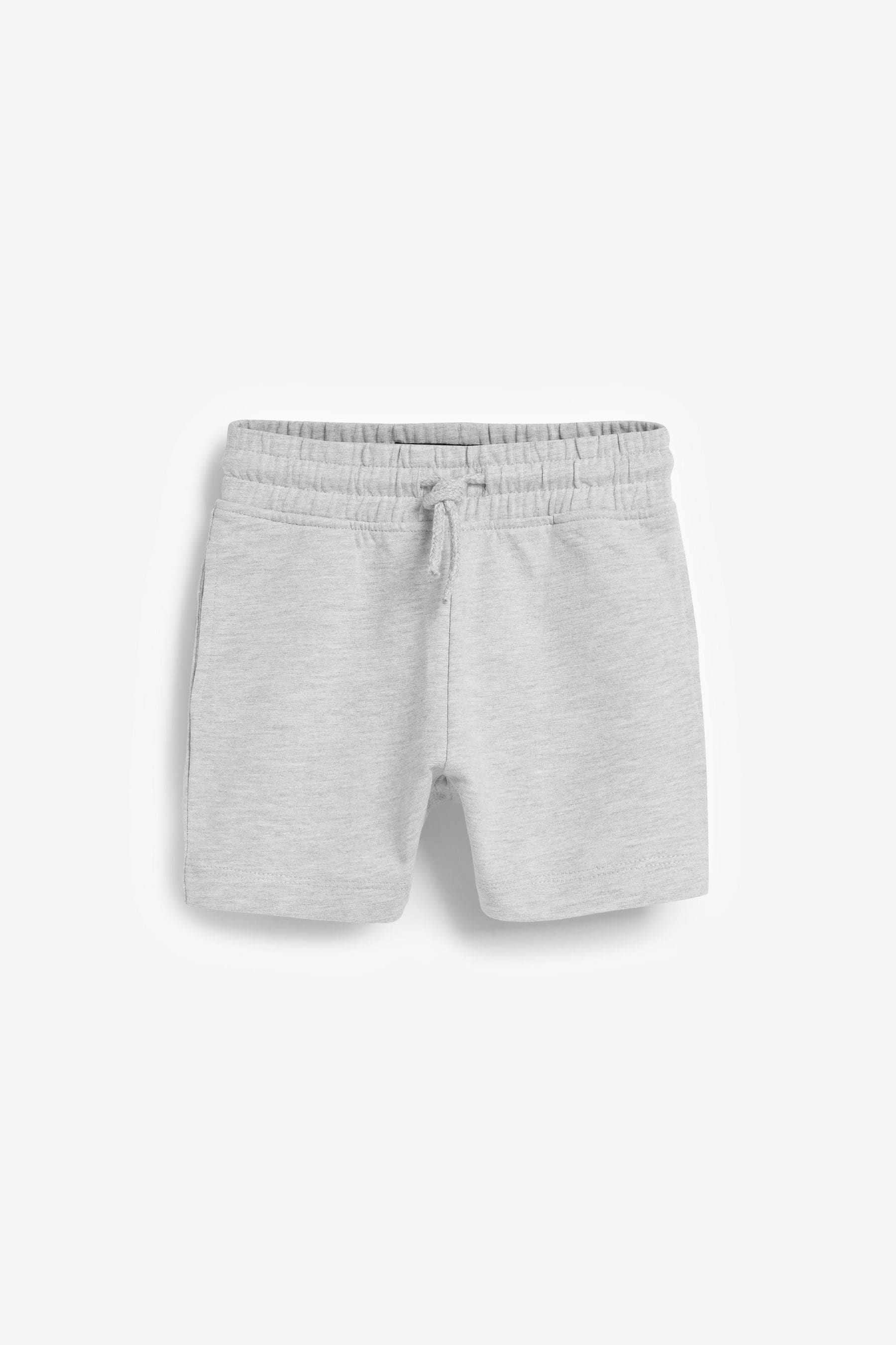 Stone/Charcoal/Grey Jersey Shorts 3 Pack (3mths-7yrs)