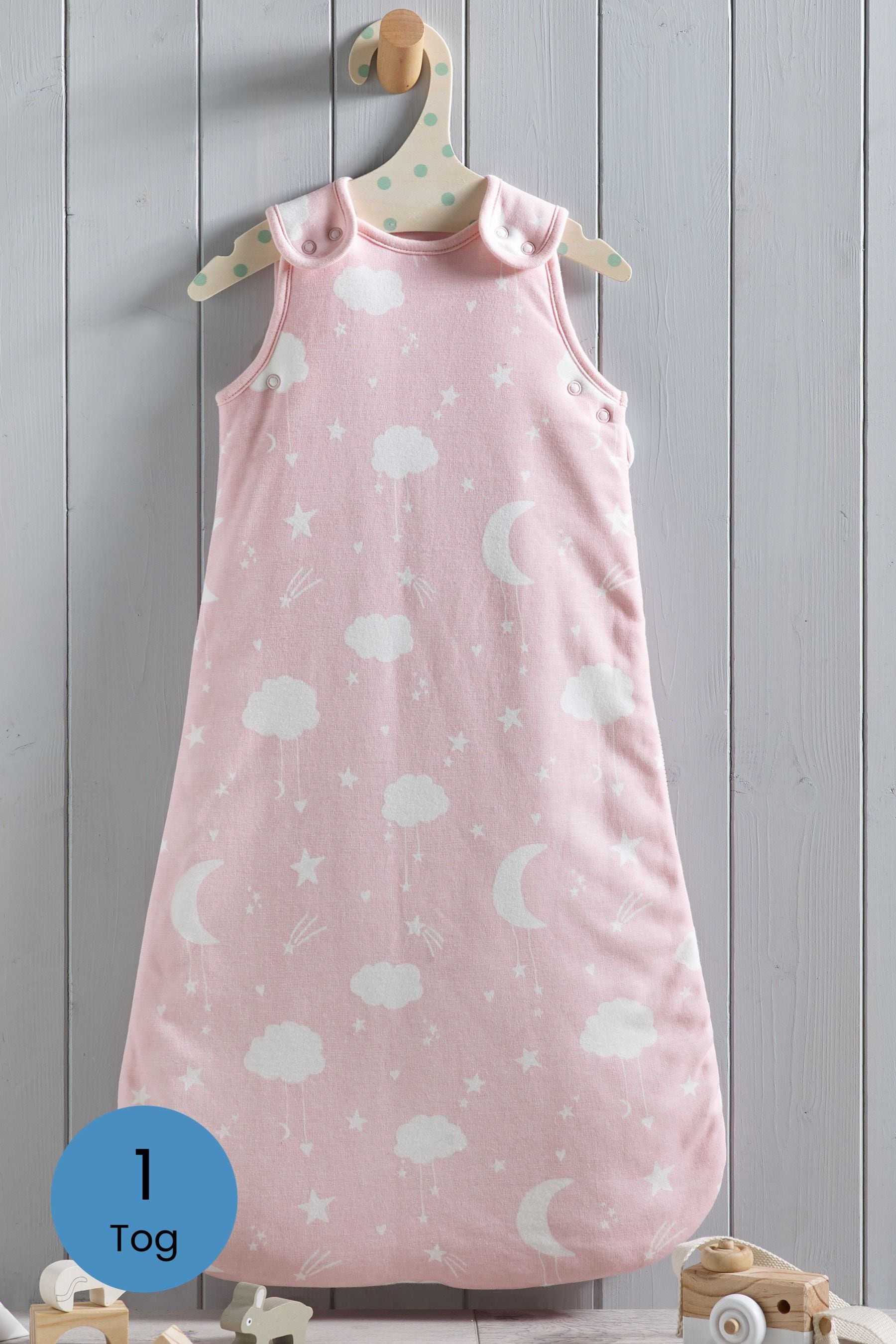 Pink Baby 100% Cotton Sleep Bag