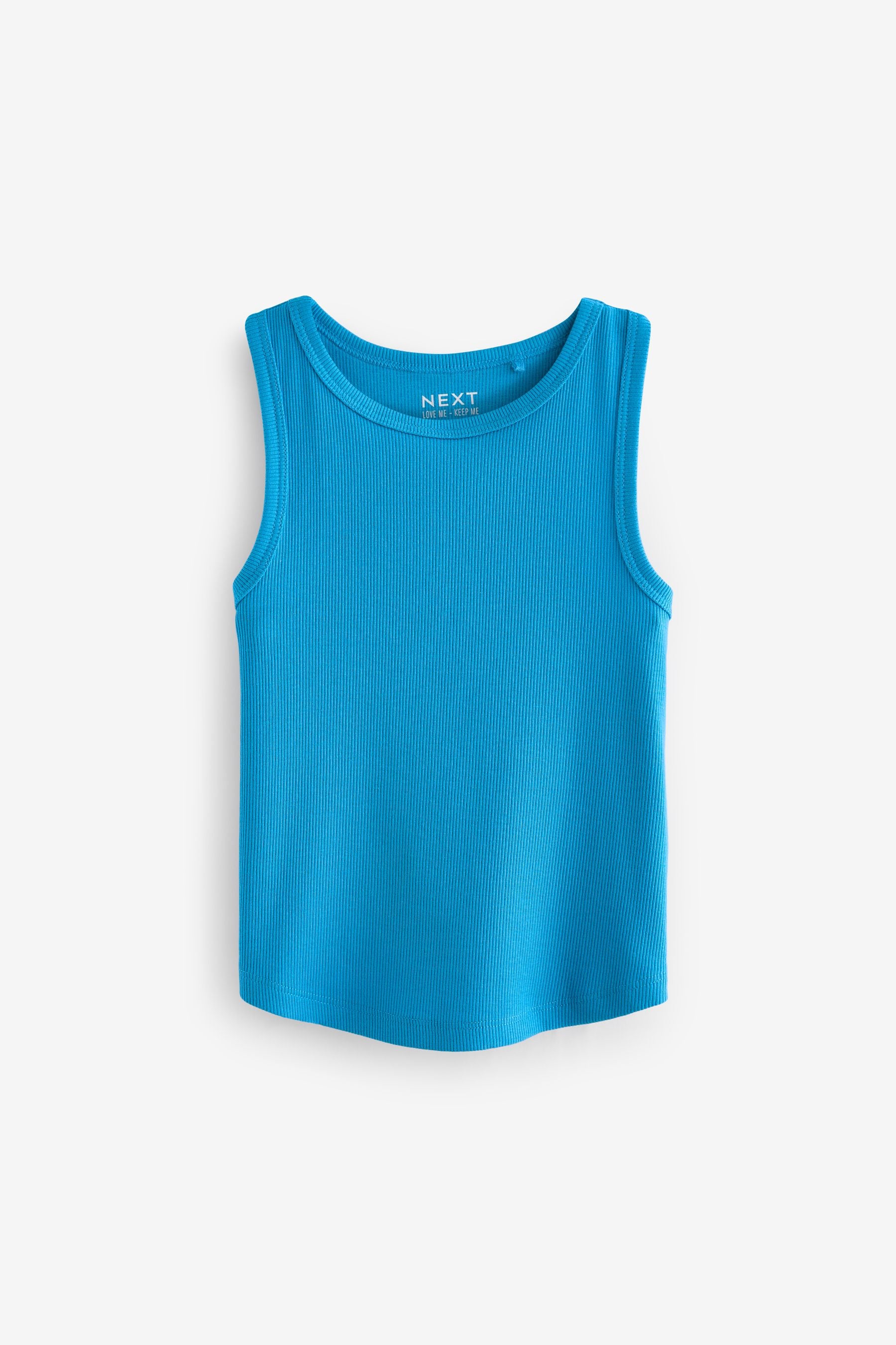 Blue Rib Vest (3-16yrs)