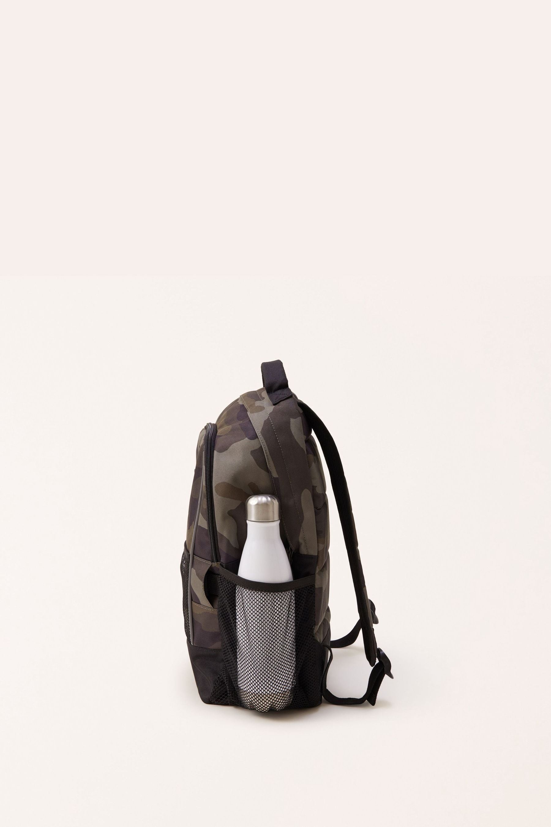 Green Abercrombie & Fitch Green Camo Backpack