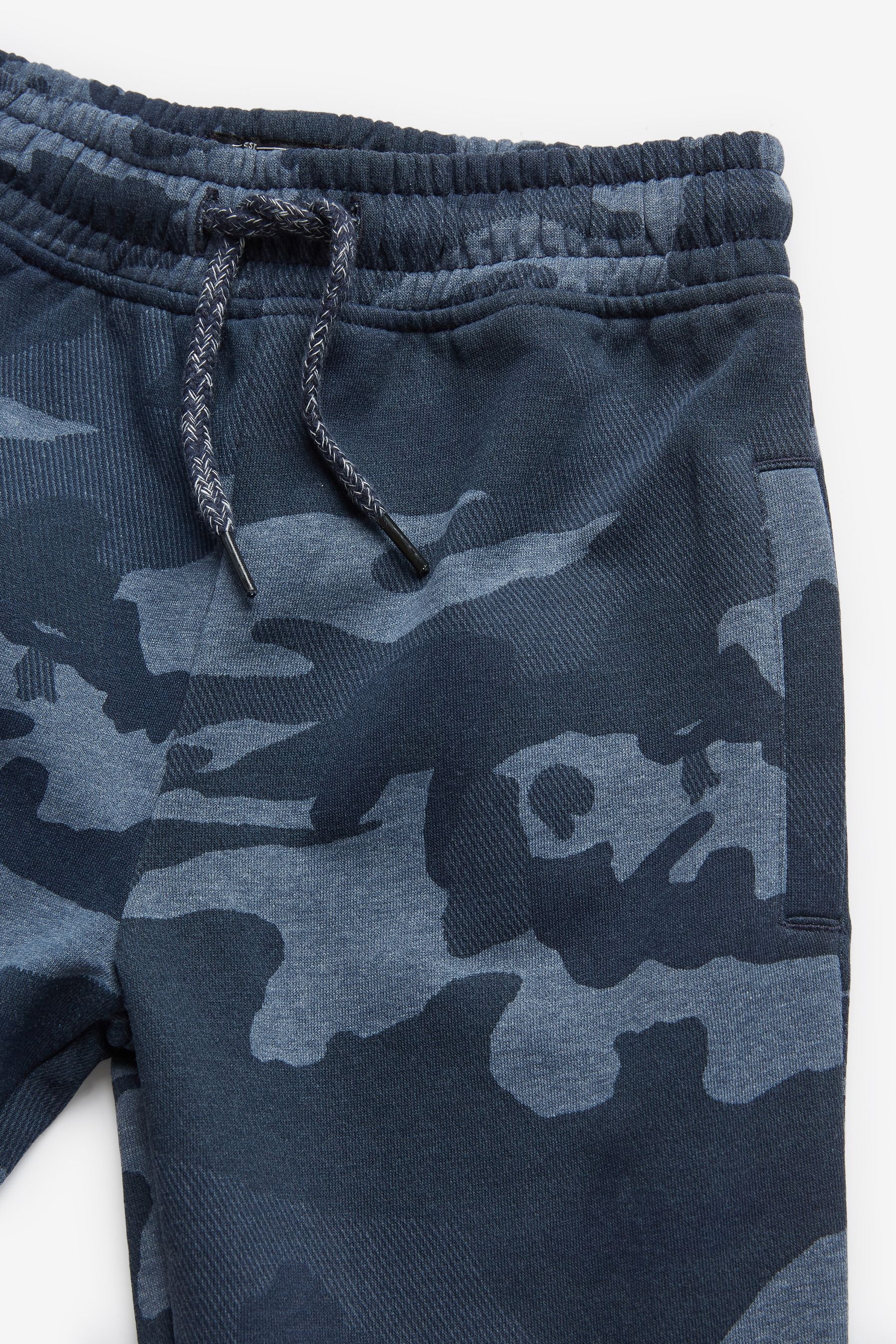 Blue Camo Cuffed Joggers (3-17yrs)