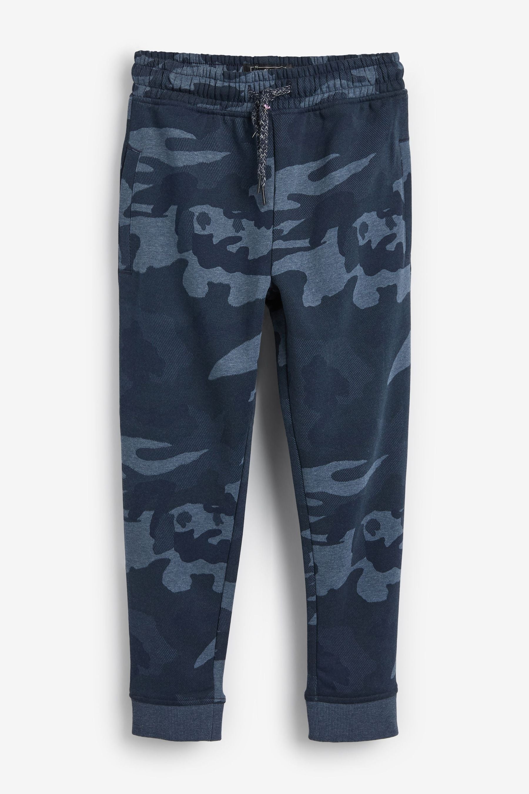 Blue Camo Cuffed Joggers (3-17yrs)