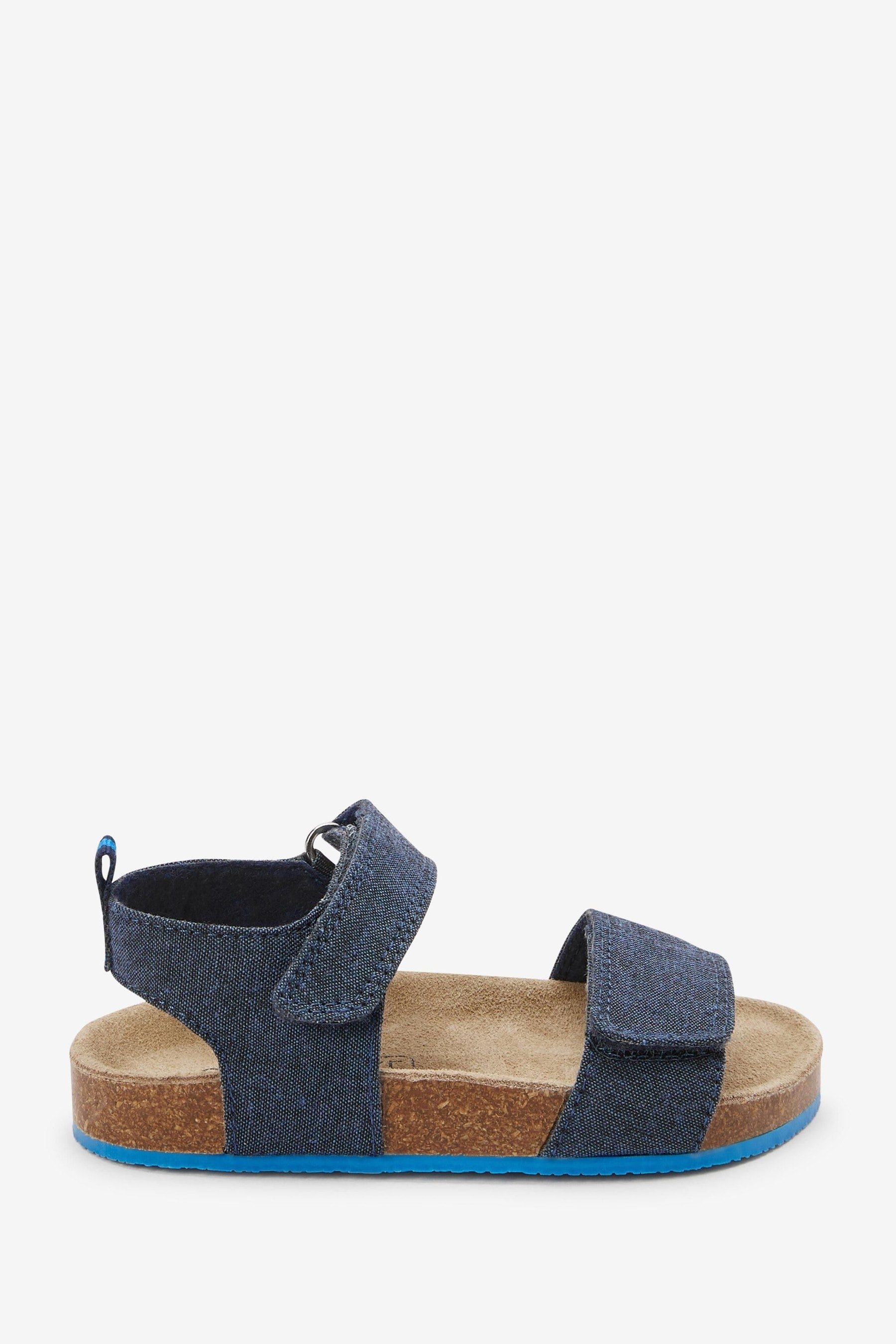 Navy Corkbed Comfort Sandals