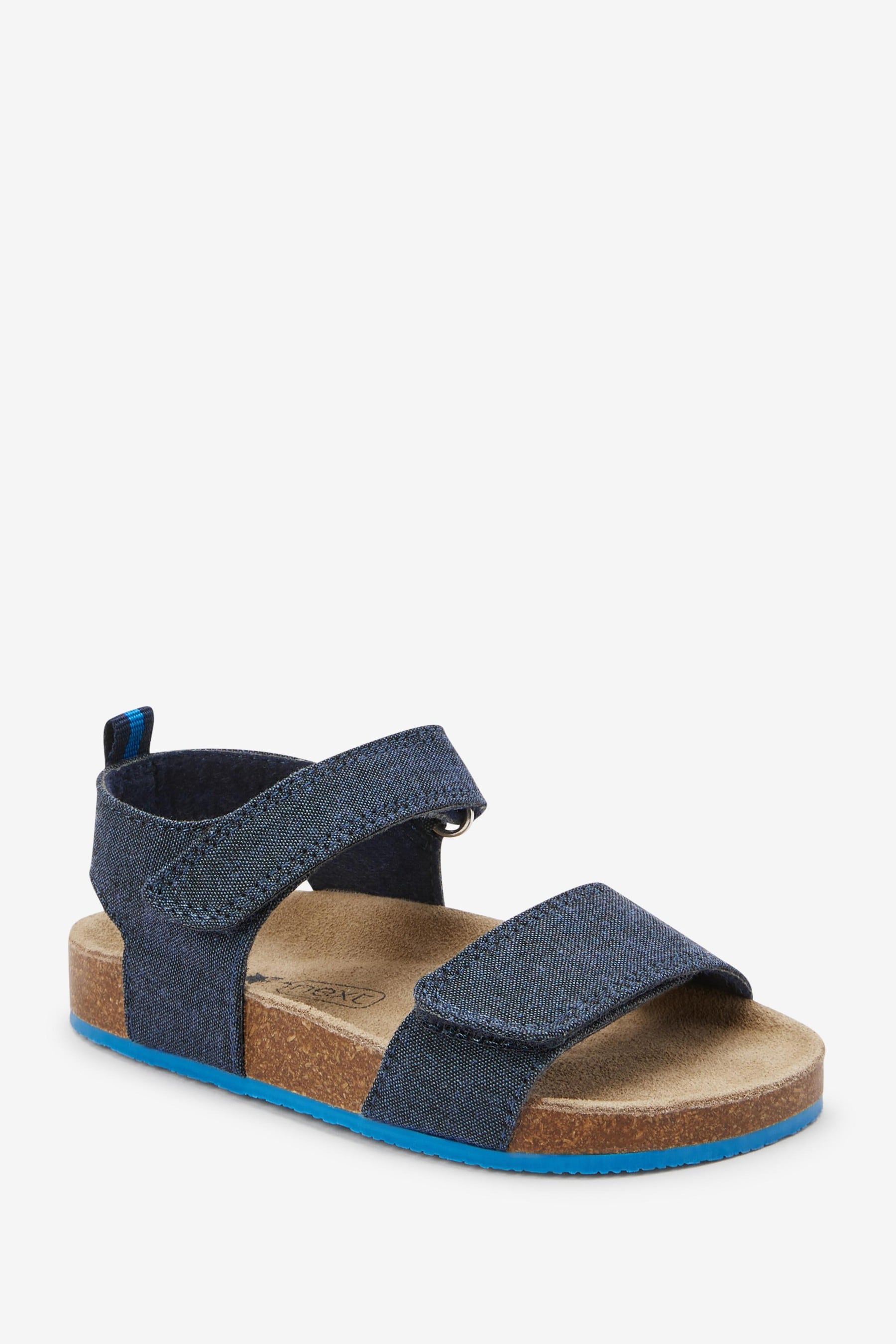 Navy Corkbed Comfort Sandals