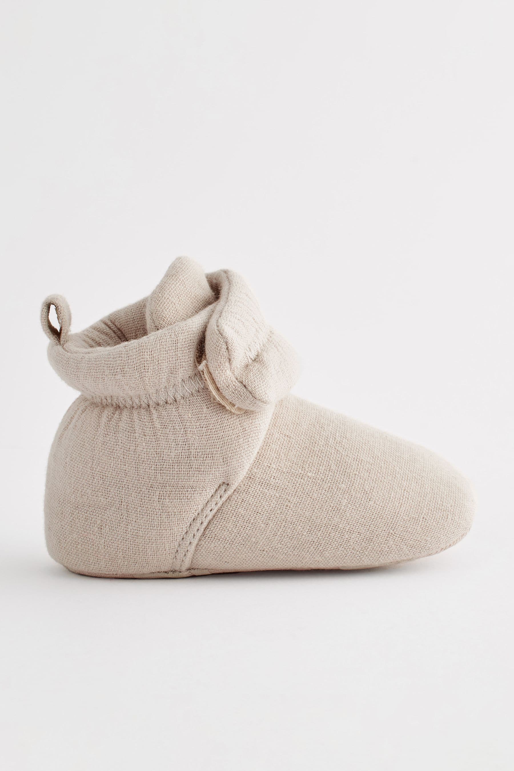 Neutral Cream Cosy Baby Boots (0-24mths)