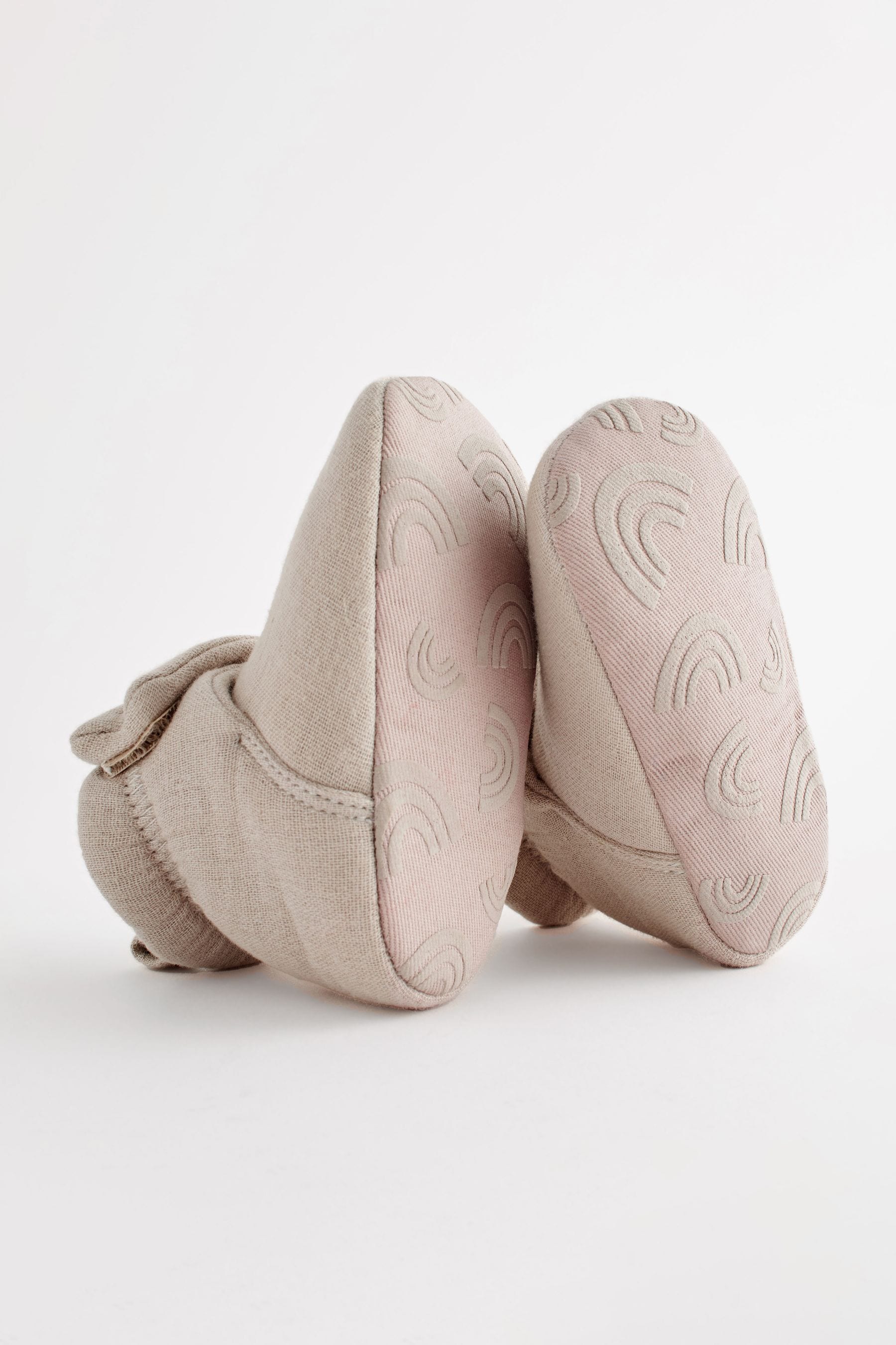 Neutral Cream Cosy Baby Boots (0-24mths)