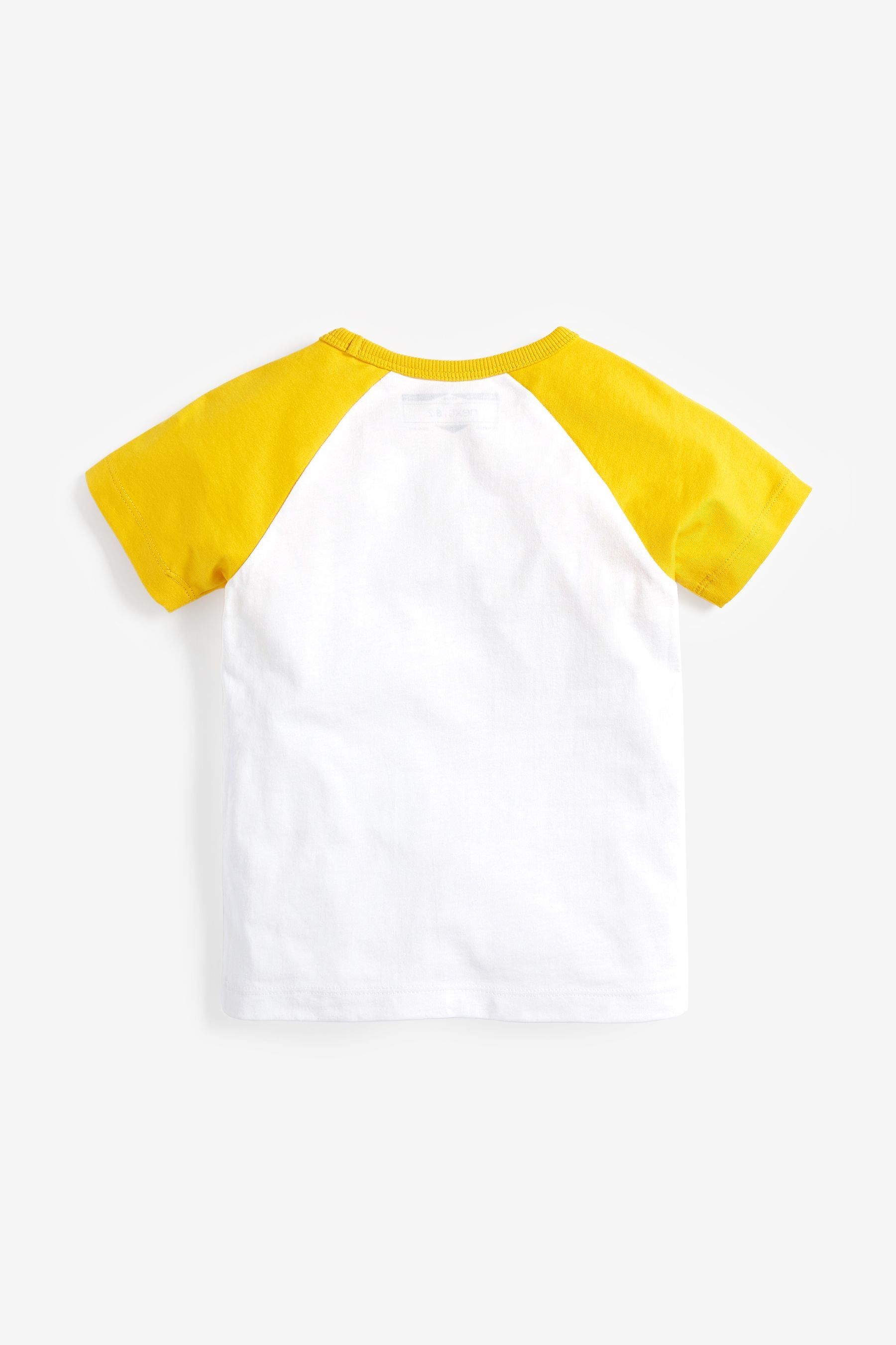 Multi 4 Pack Raglan Sleeve T-Shirts (3mths-7yrs)