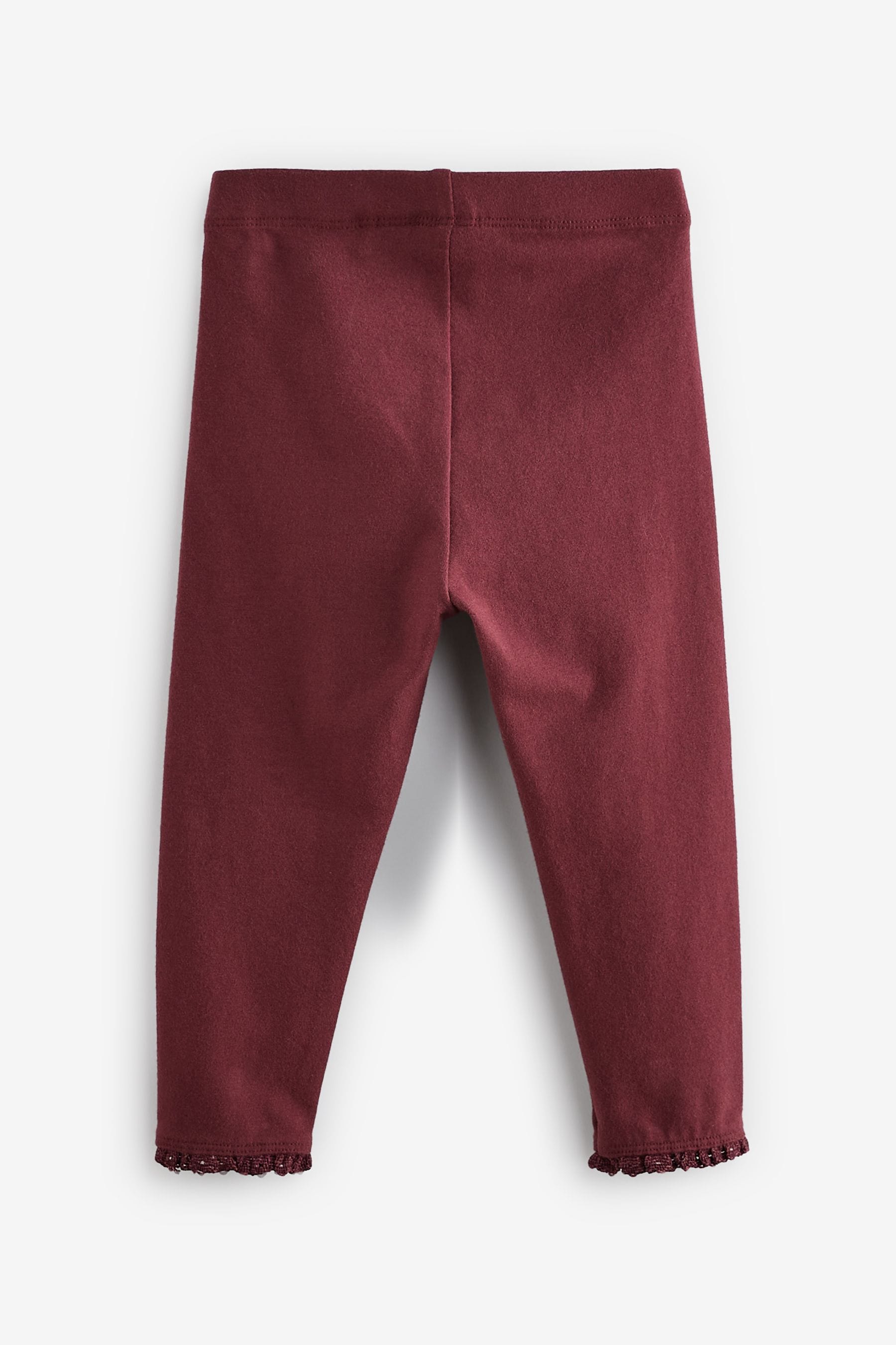 Berry Red Leggings (3mths-7yrs)