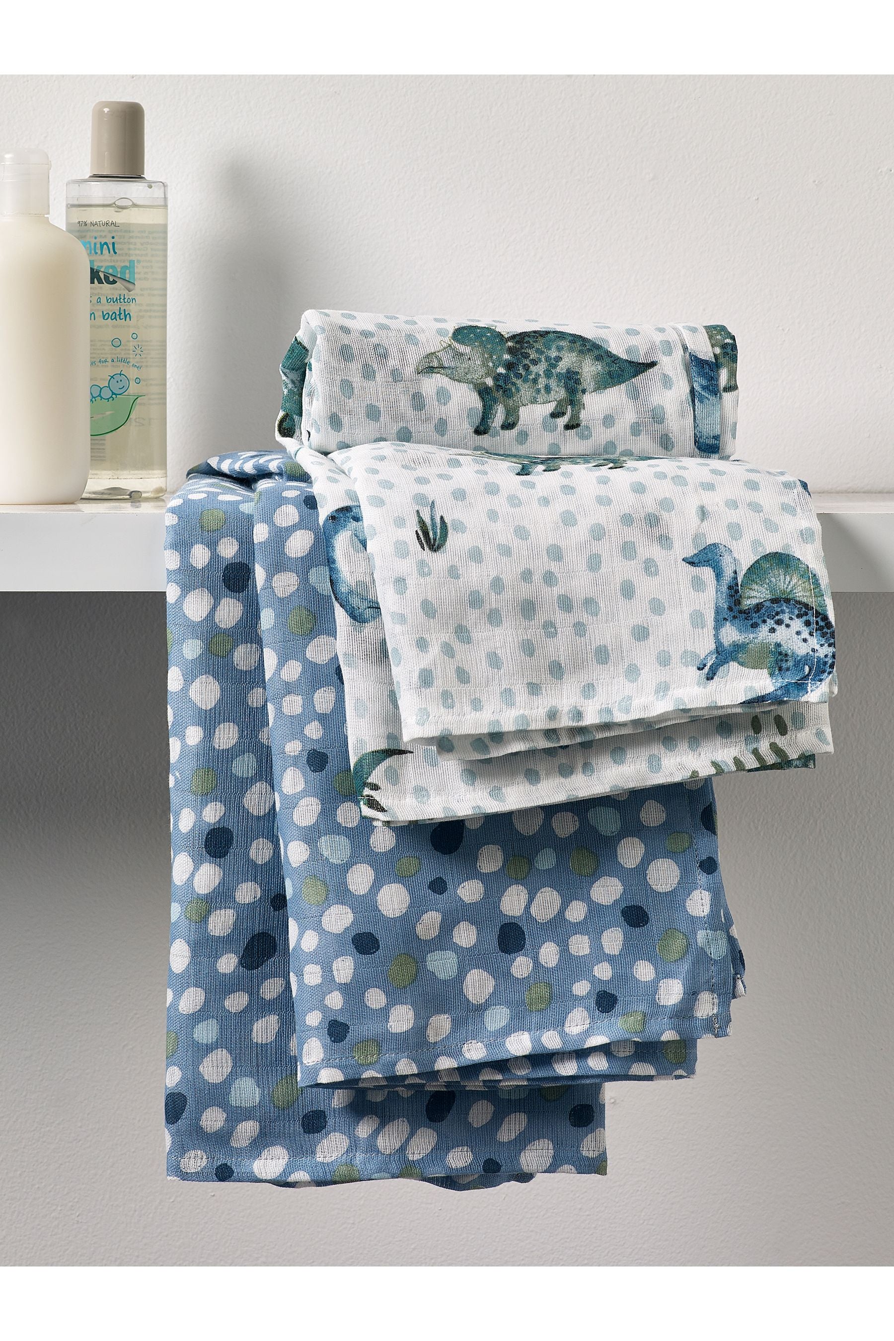 2 Pack Organic Cotton Muslin Blankets