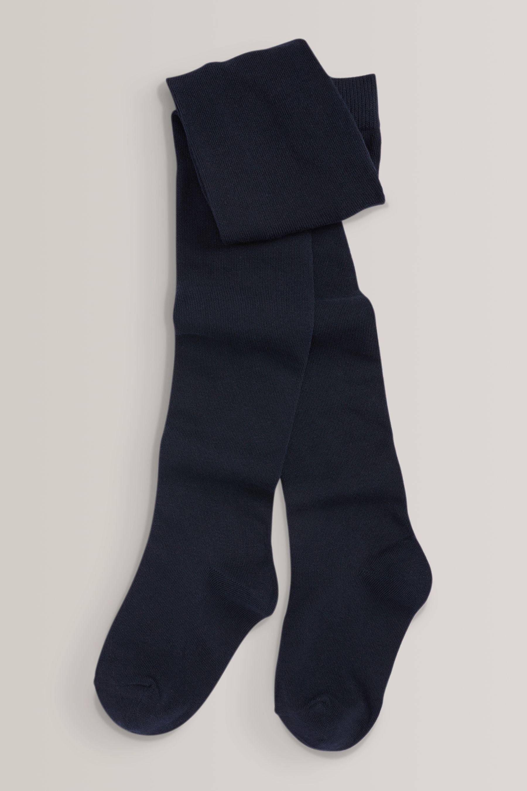 Navy Blue 3 Pack Cotton Rich School Tights