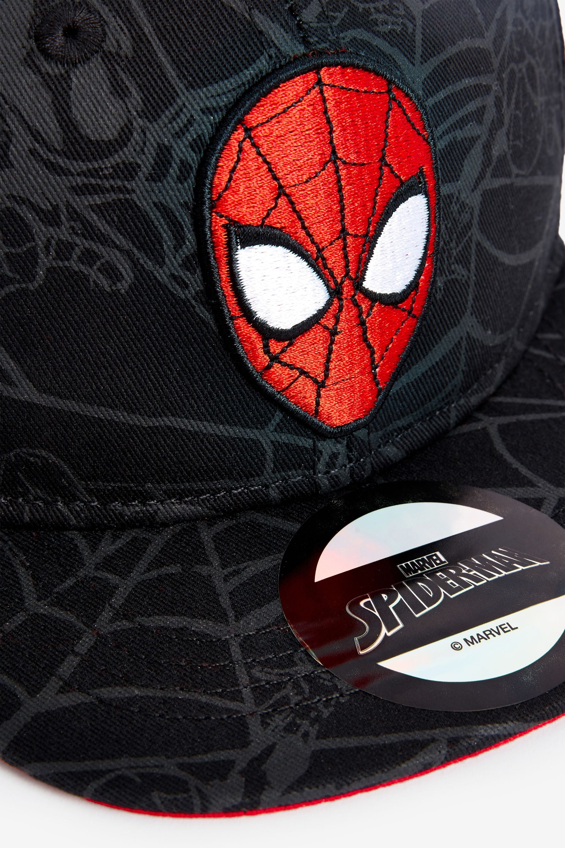 Black Spider-Man Cap (3mths-10yrs)