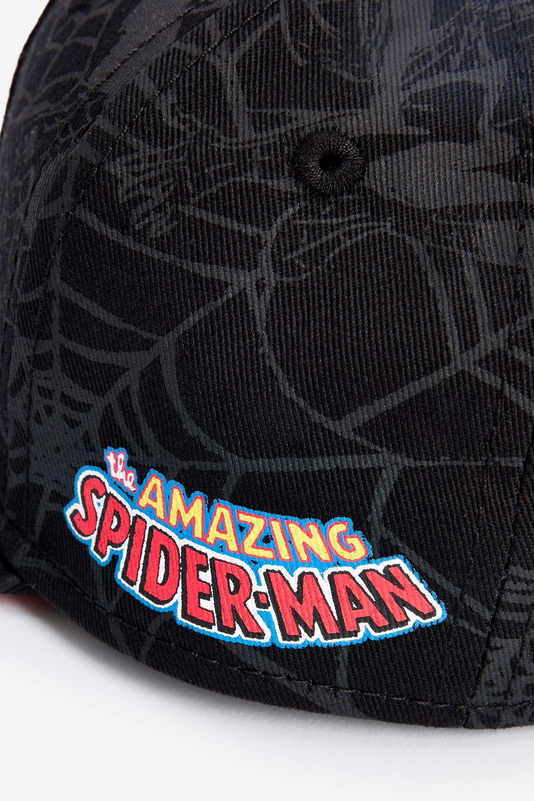 Black Spider-Man Cap (3mths-10yrs)