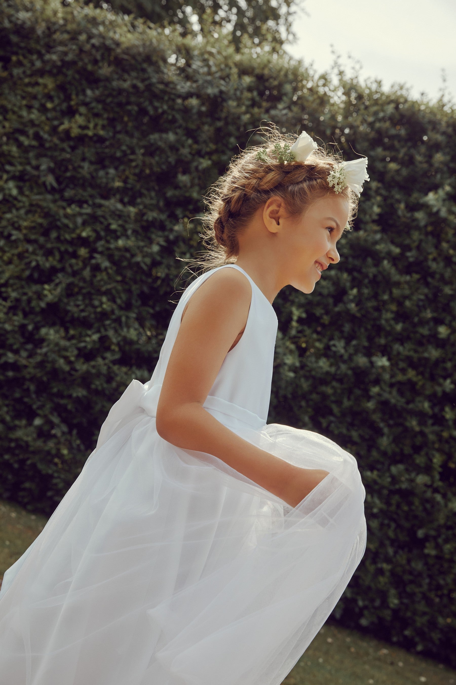 White Bridesmaid Dress (3mths-16yrs)