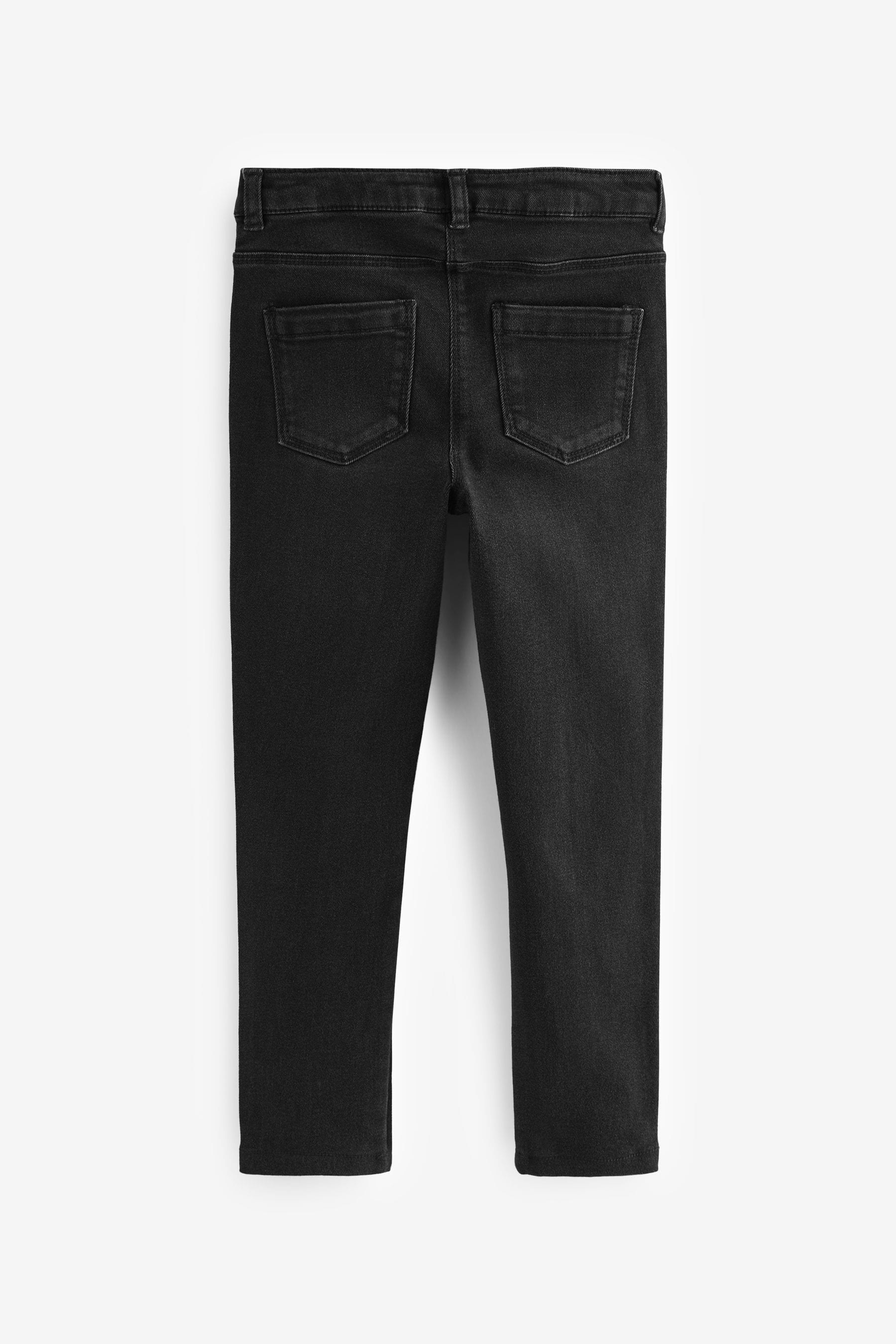 Charcoal Grey Diamanté Embellished Skinny Jeans (3-16yrs)