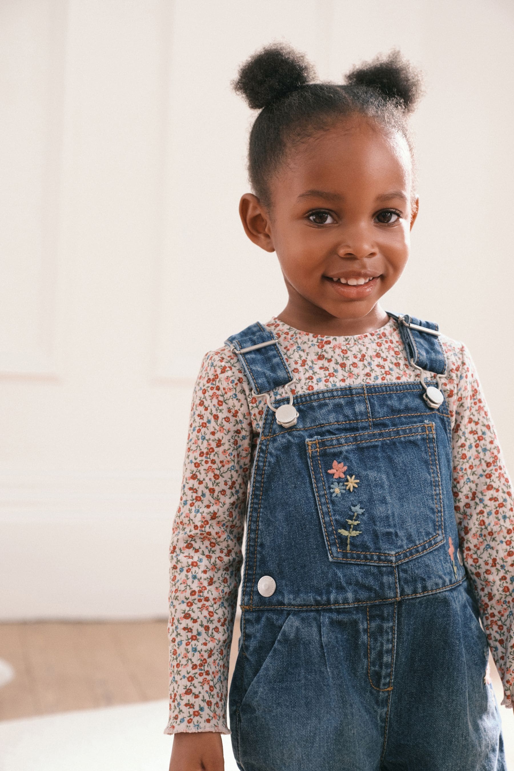 Denim Dungarees & Top 2 Piece Set (3mths-7yrs)