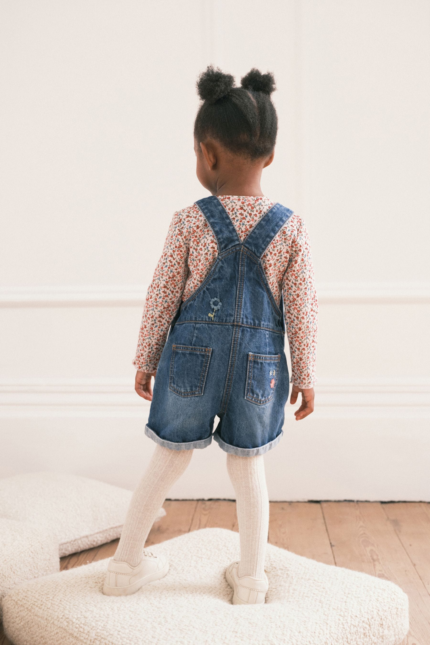 Denim Dungarees & Top 2 Piece Set (3mths-7yrs)