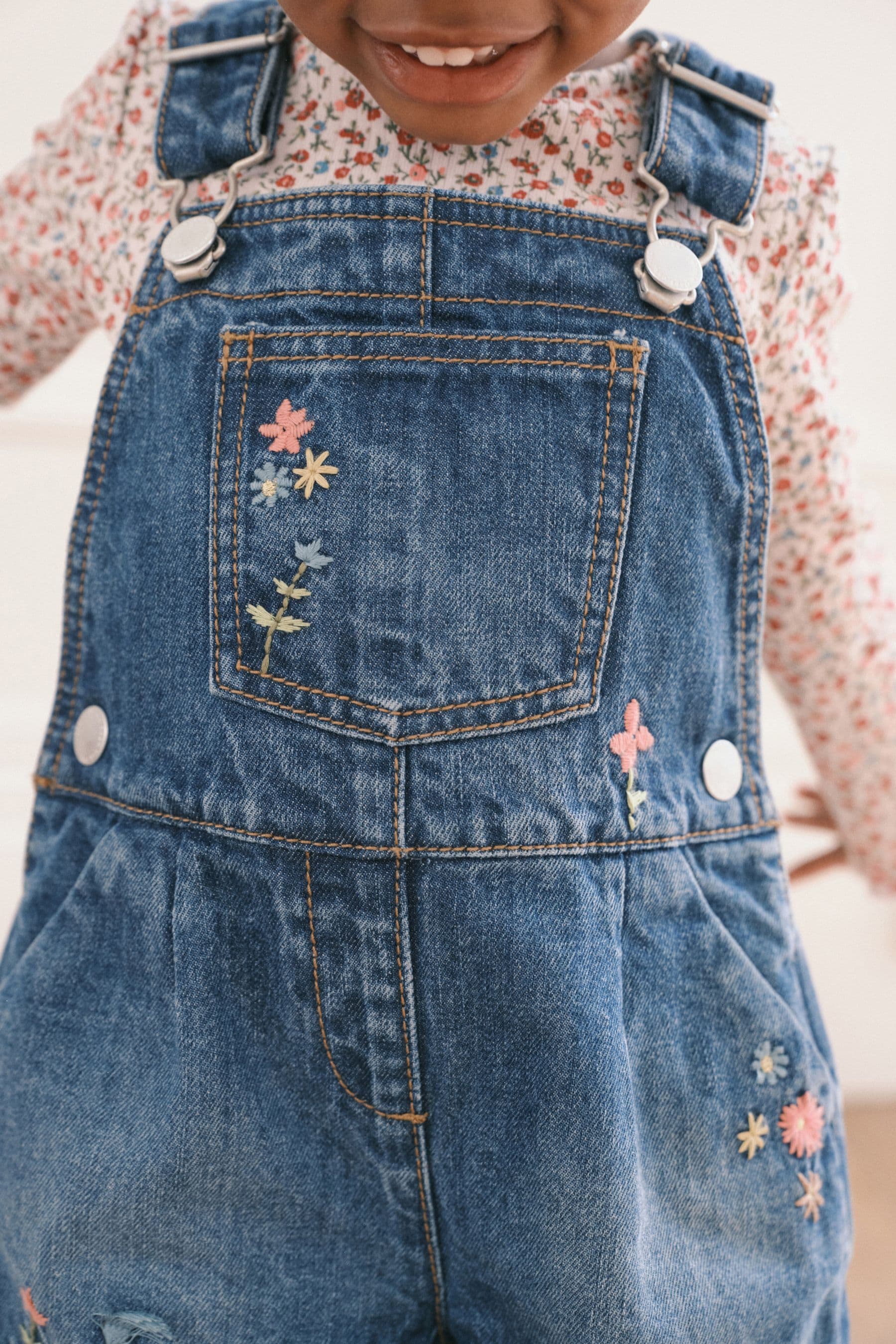 Denim Dungarees & Top 2 Piece Set (3mths-7yrs)