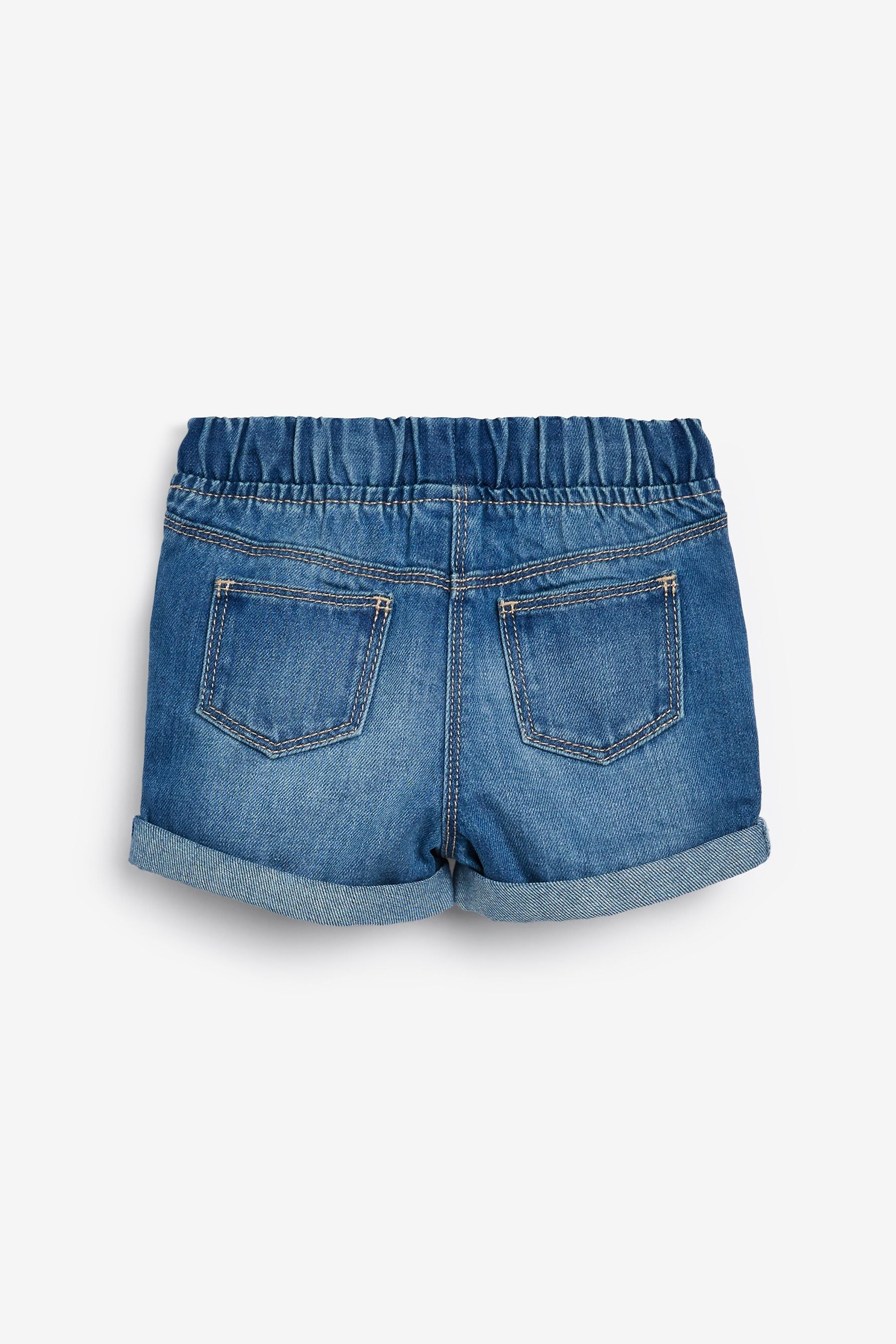 Blue Denim Pull-On Shorts (3mths-10yrs)