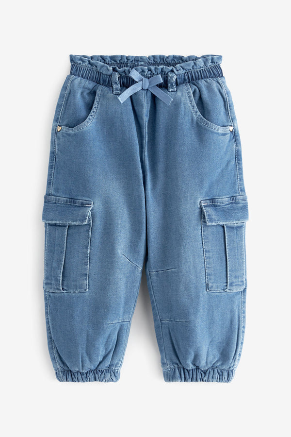 Denim Lined Cargo Trousers (3mths-7yrs)