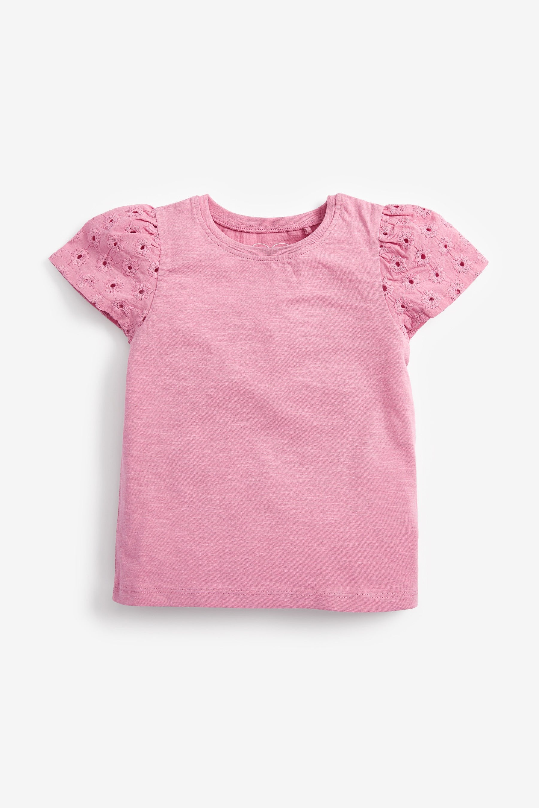 Pink 3 Pack Cotton T-Shirts (3mths-7yrs)