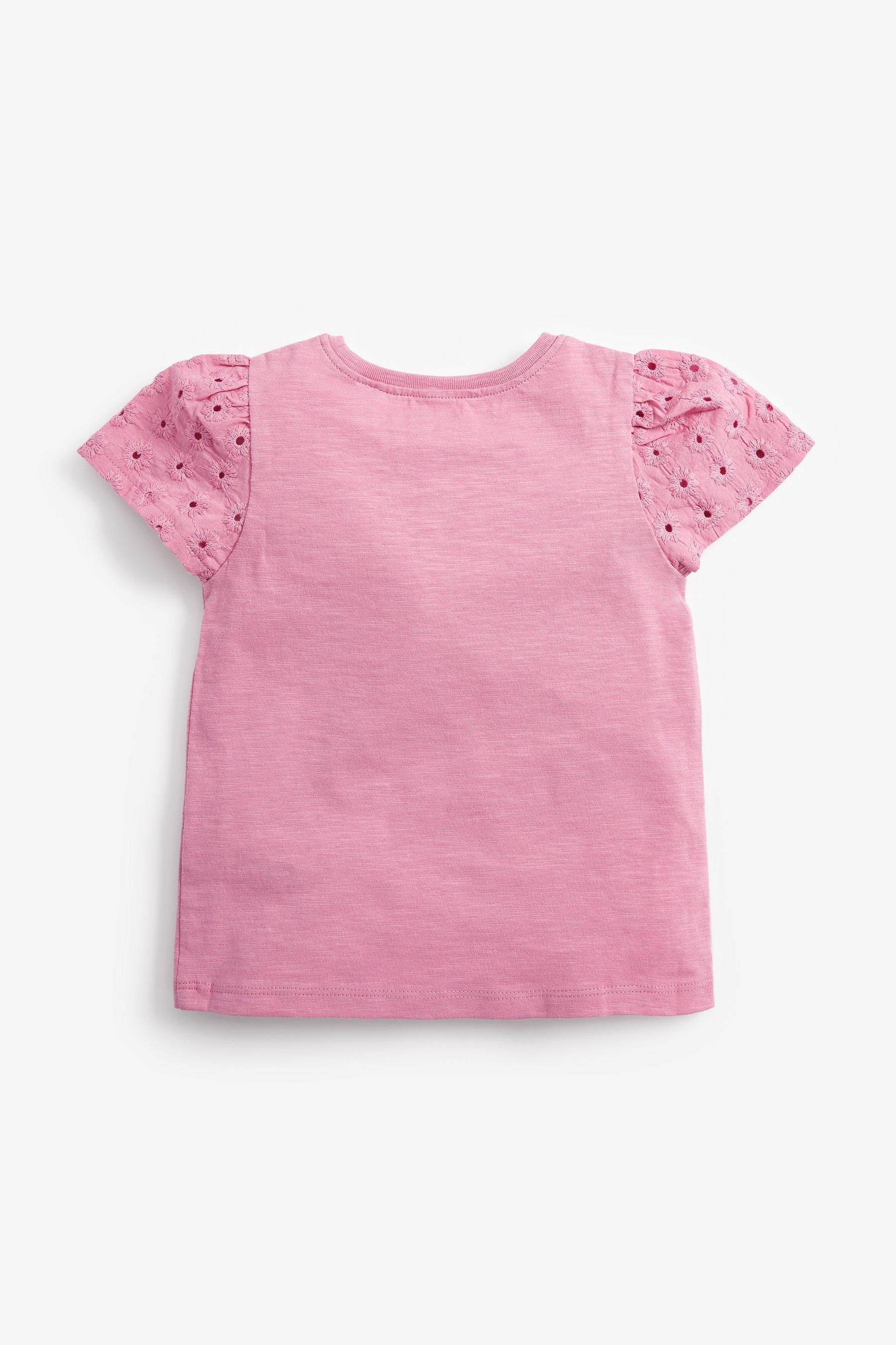 Pink 3 Pack Cotton T-Shirts (3mths-7yrs)