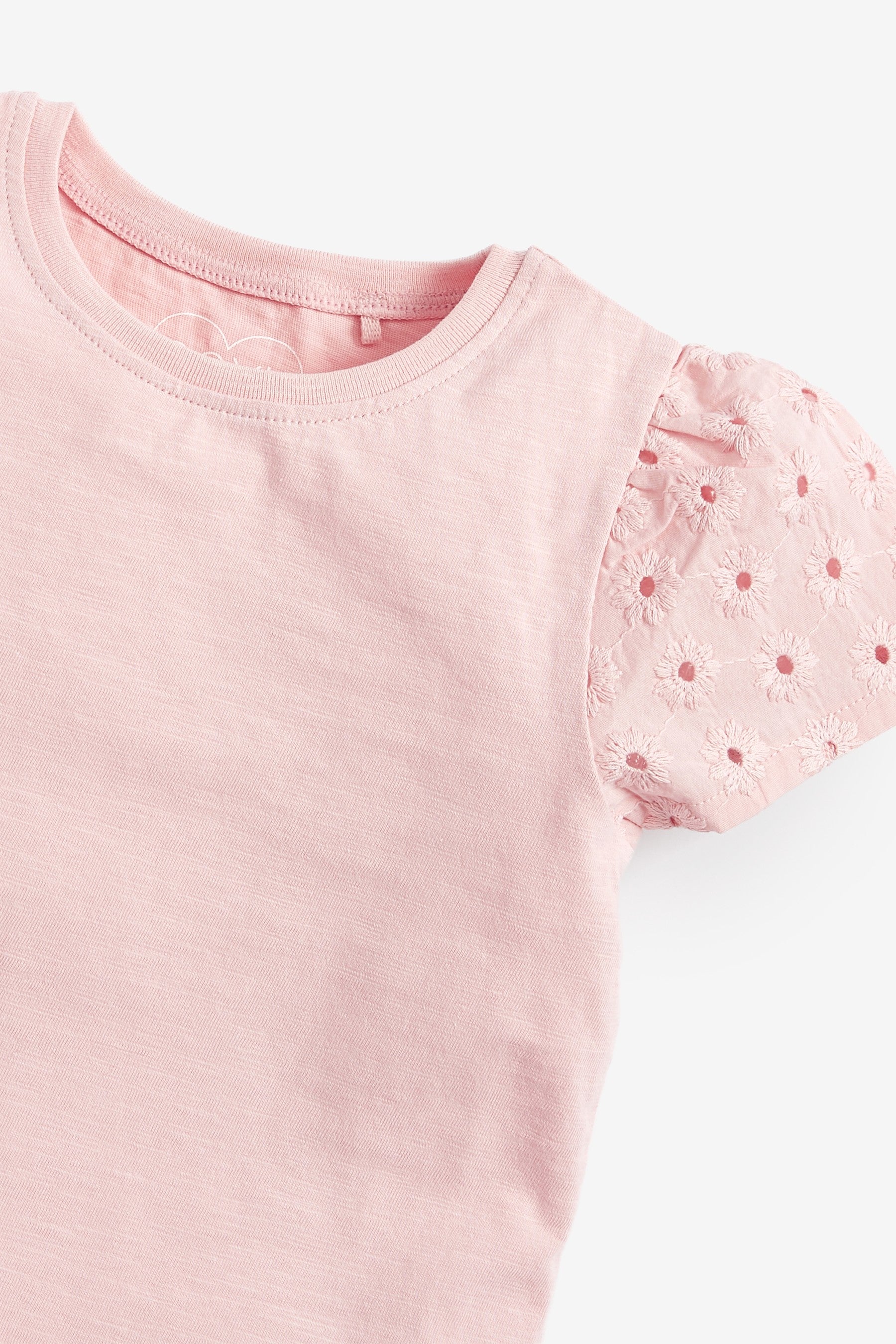 Pink 3 Pack Cotton T-Shirts (3mths-7yrs)