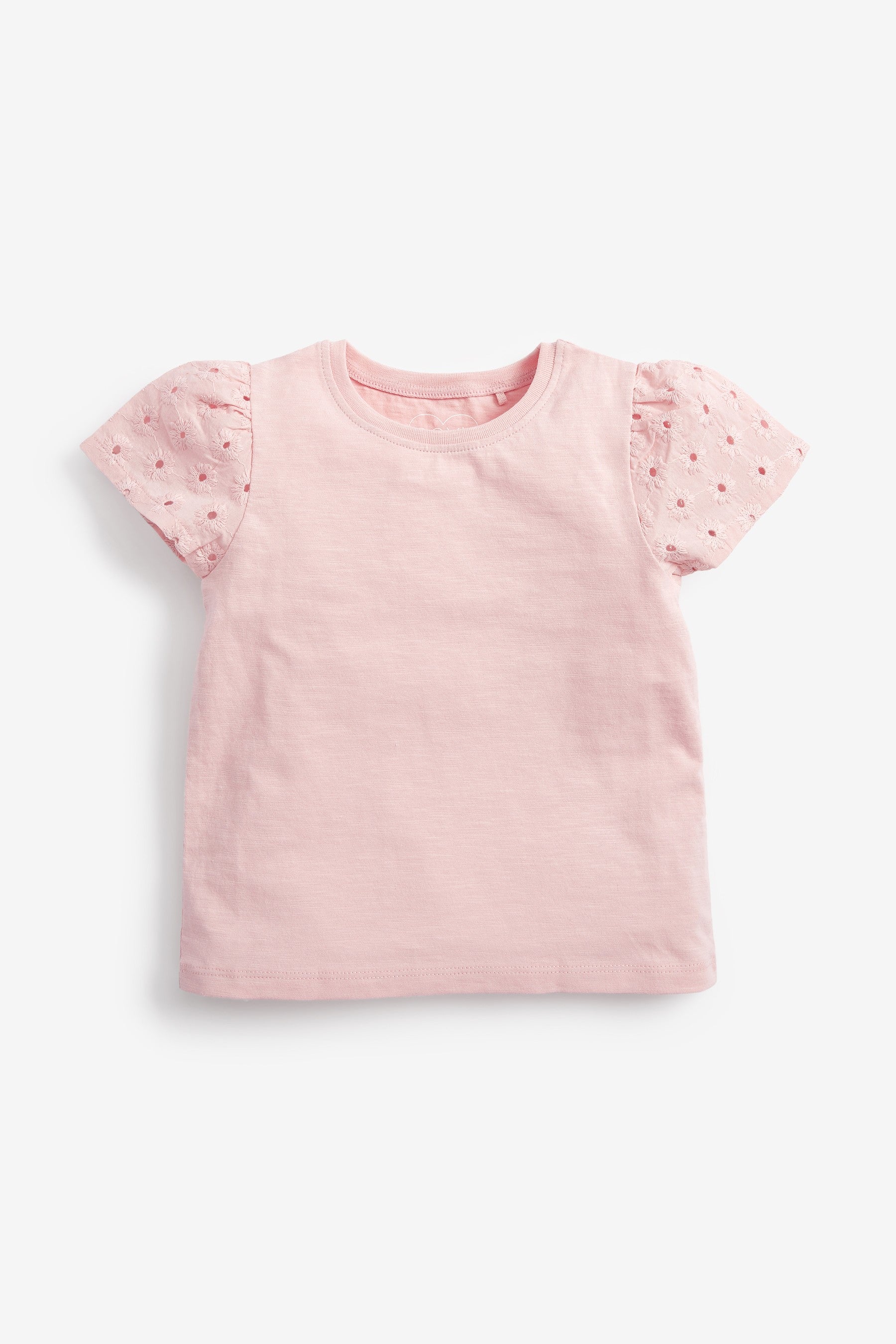 Pink 3 Pack Cotton T-Shirts (3mths-7yrs)