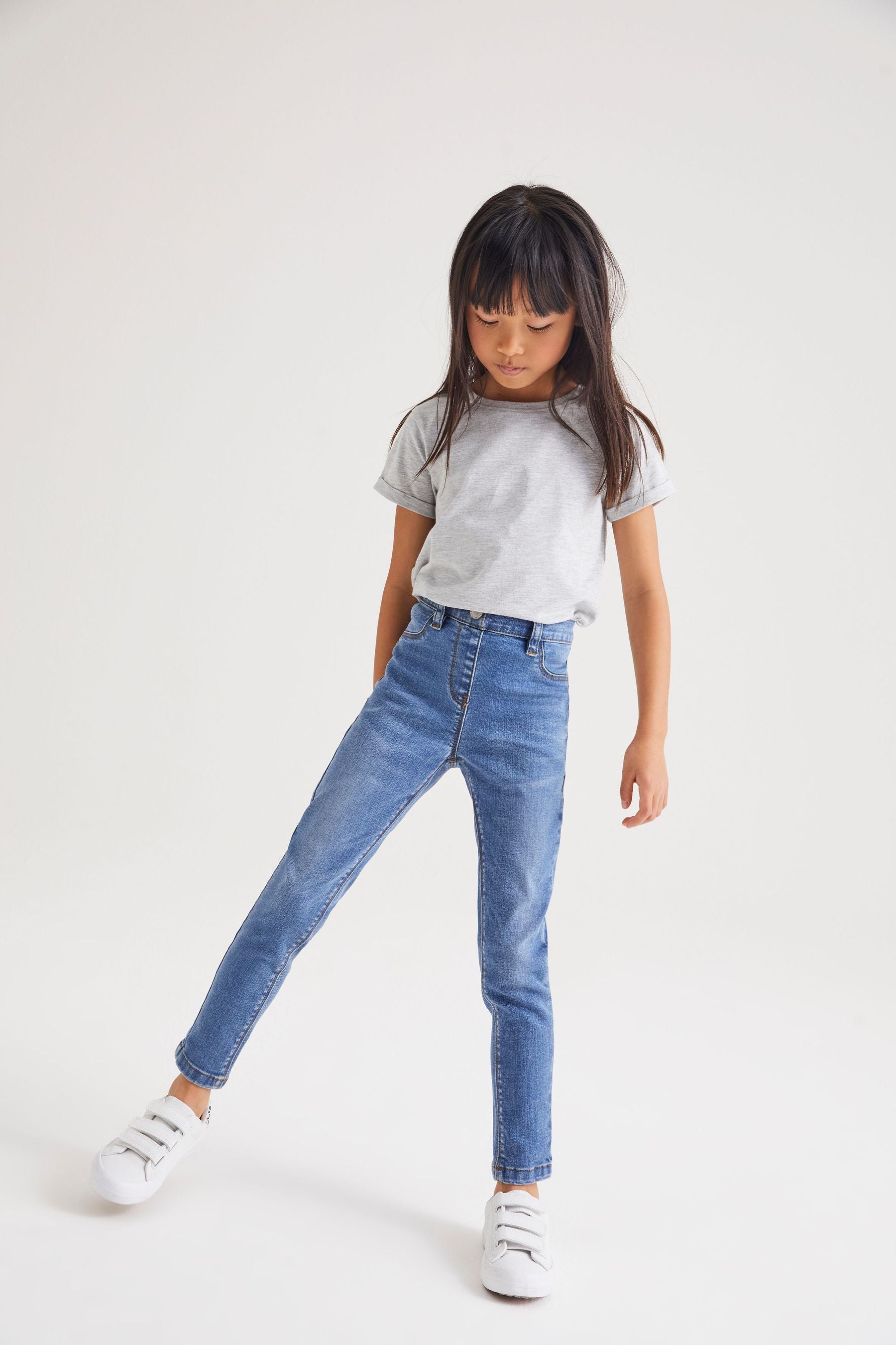 Mid Blue Denim Jeggings (3-16yrs)