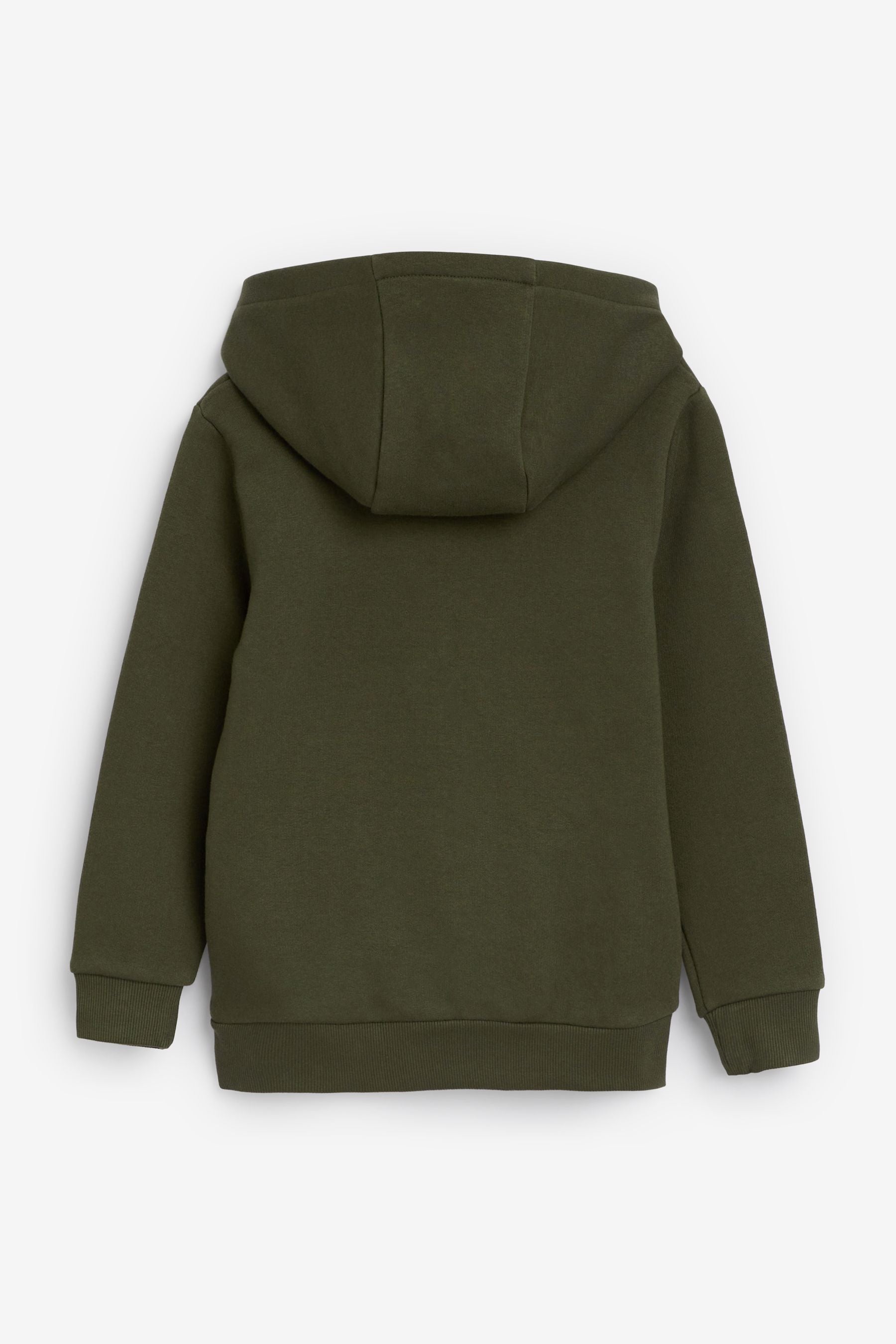 Khaki Green Hoodie Set Heavyweight Plain (3-16yrs)