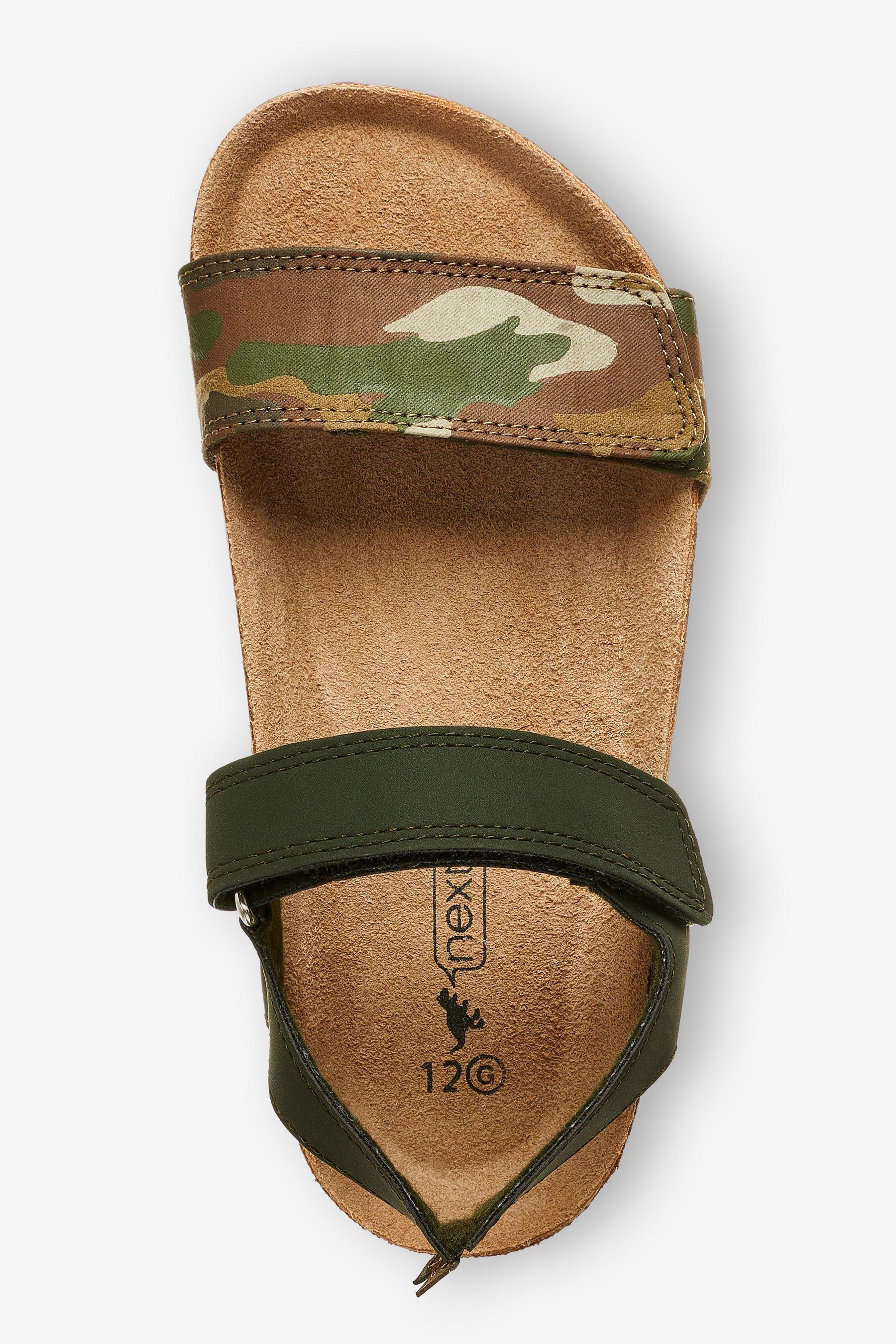 Khaki Camo Corkbed Comfort Sandals