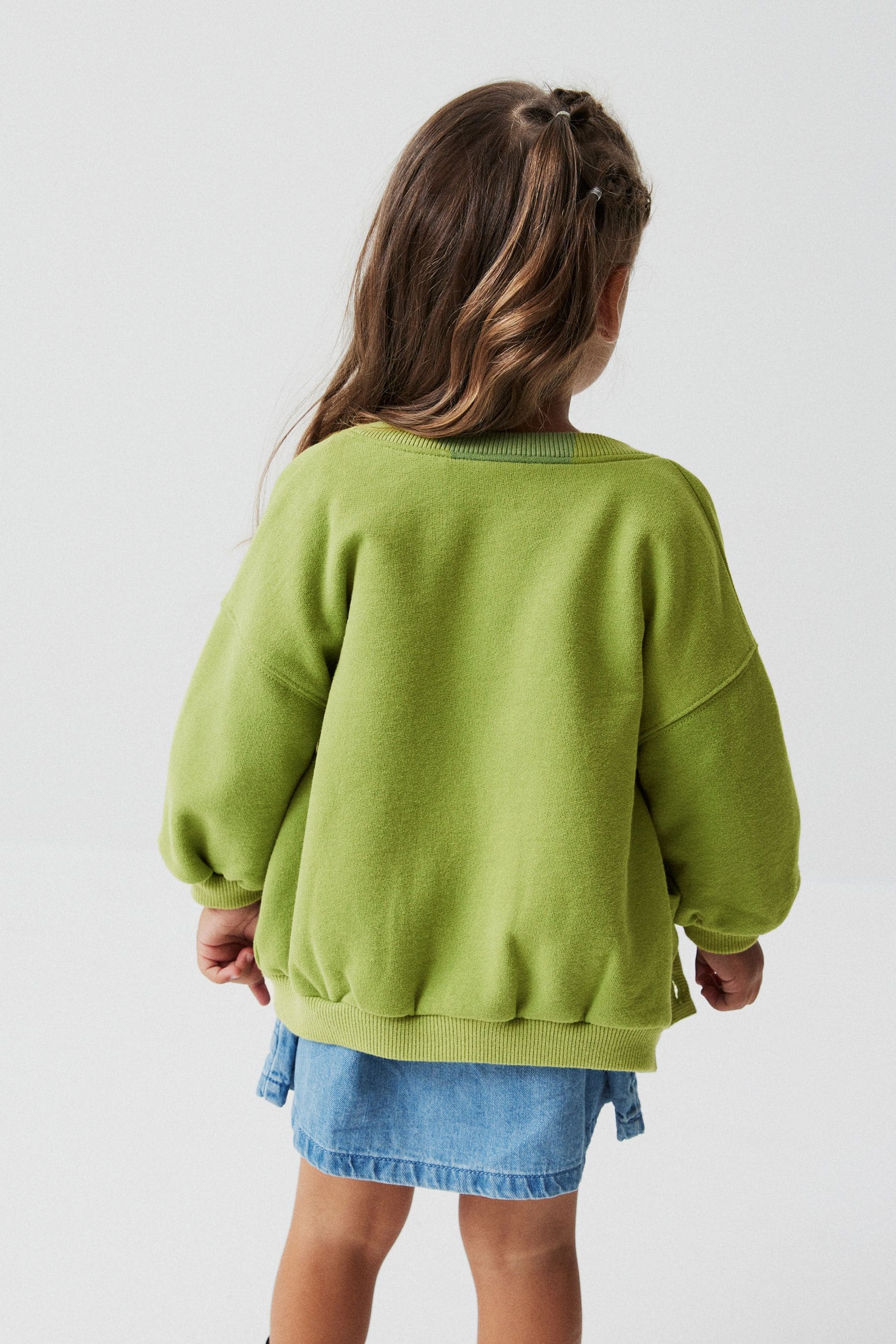 Green Cardigan (3mths-7yrs)