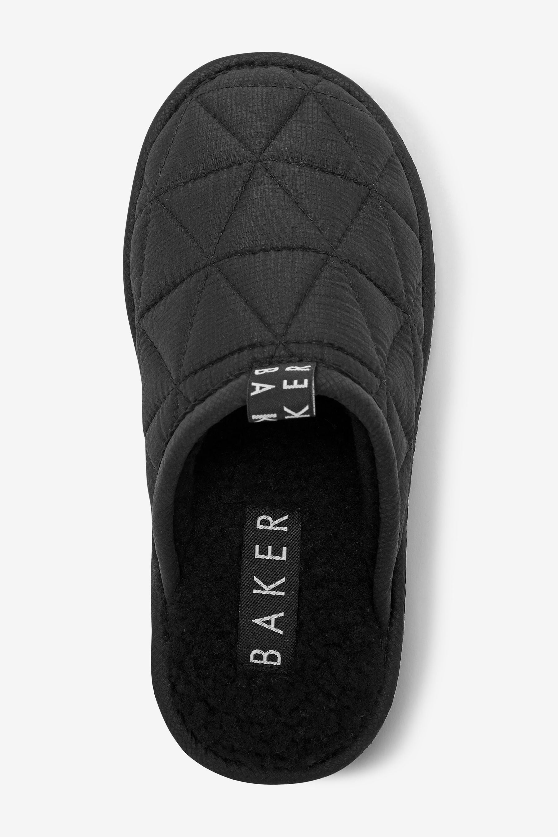 Black Baker by Ted Baker Black Slippers