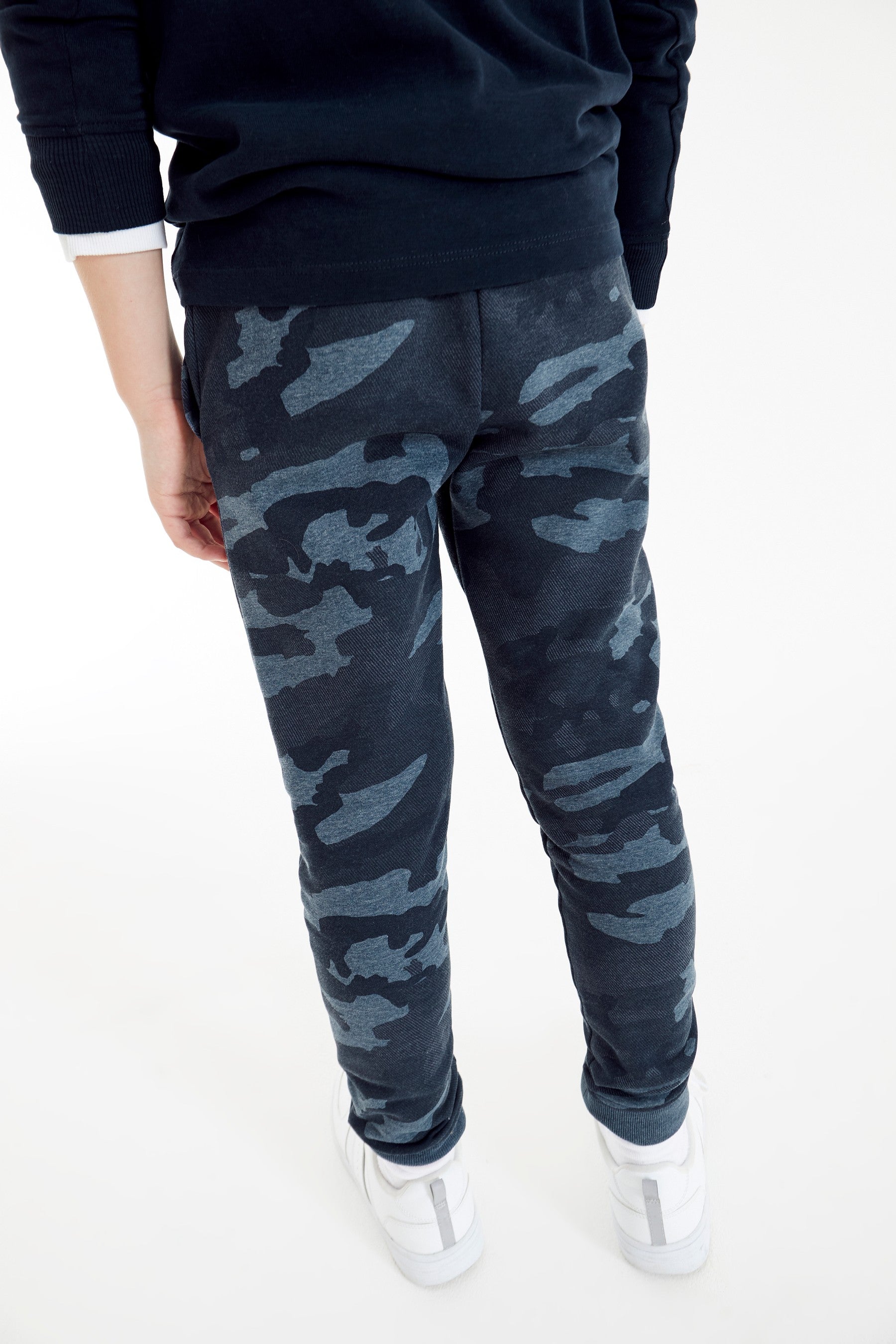 Blue Camo Cuffed Joggers (3-17yrs)