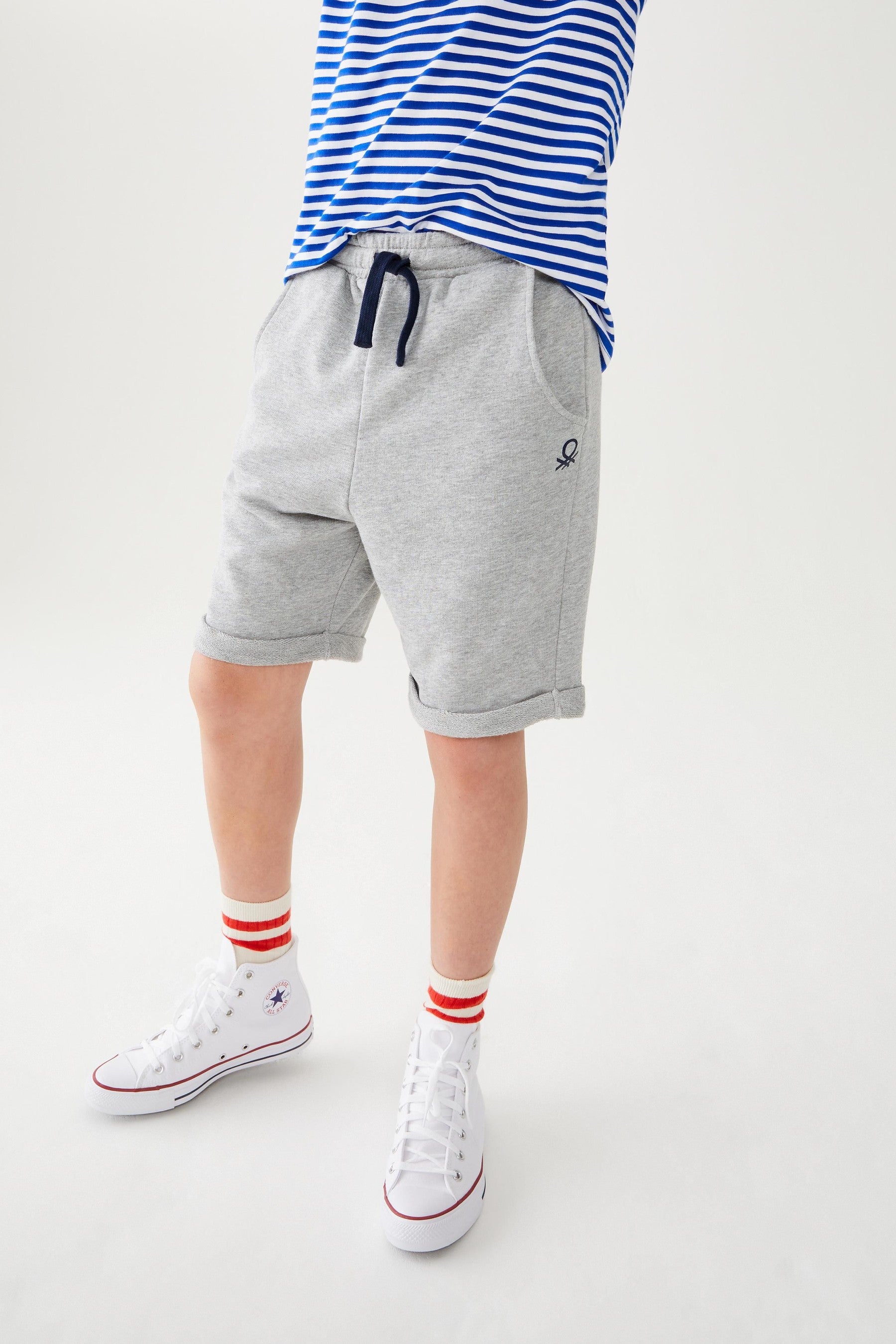 Grey Benetton Bermuda Shorts