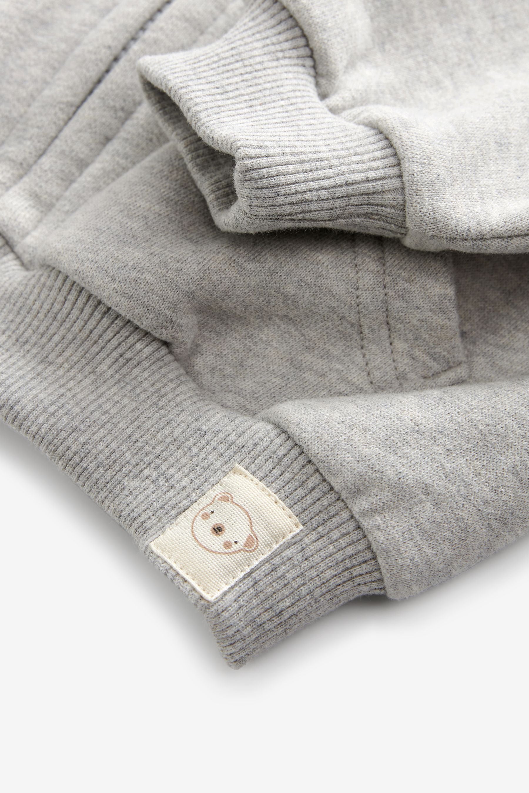 Grey Zip Through Hoodie (3mths-7yrs)