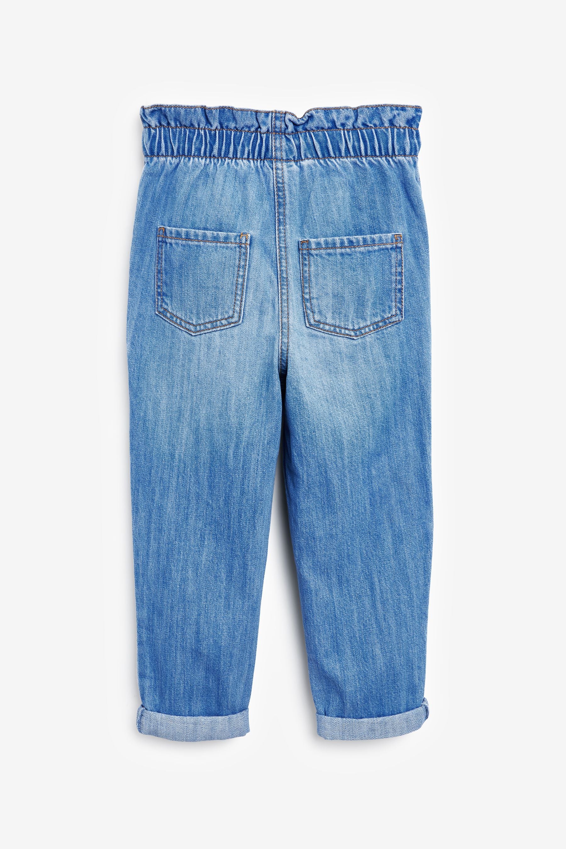 Bright Blue Gathered Waist Jeans (3-16yrs)