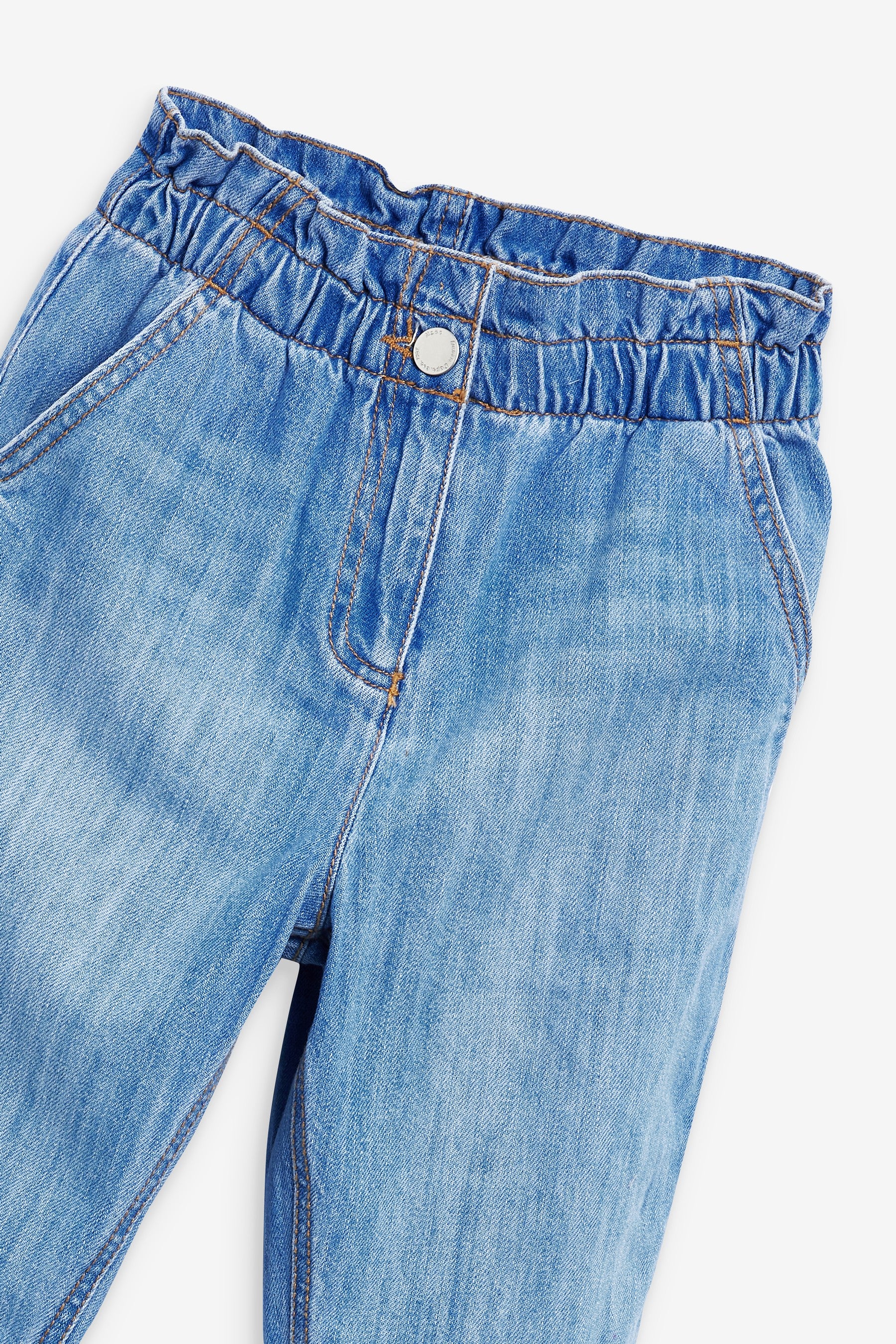 Bright Blue Gathered Waist Jeans (3-16yrs)