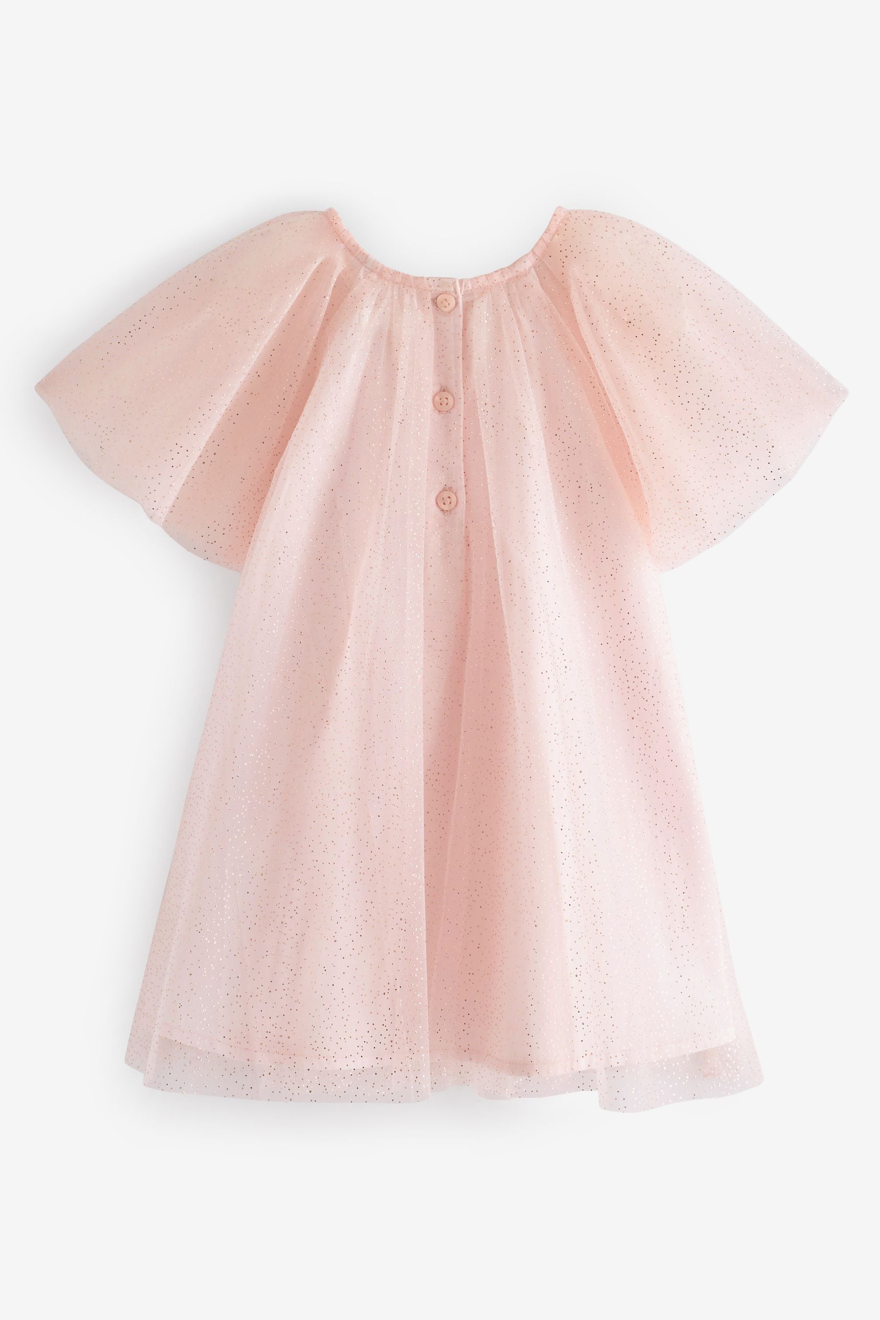 Pale Pink Sparkle Tulle Party Dress (3mths-10yrs)