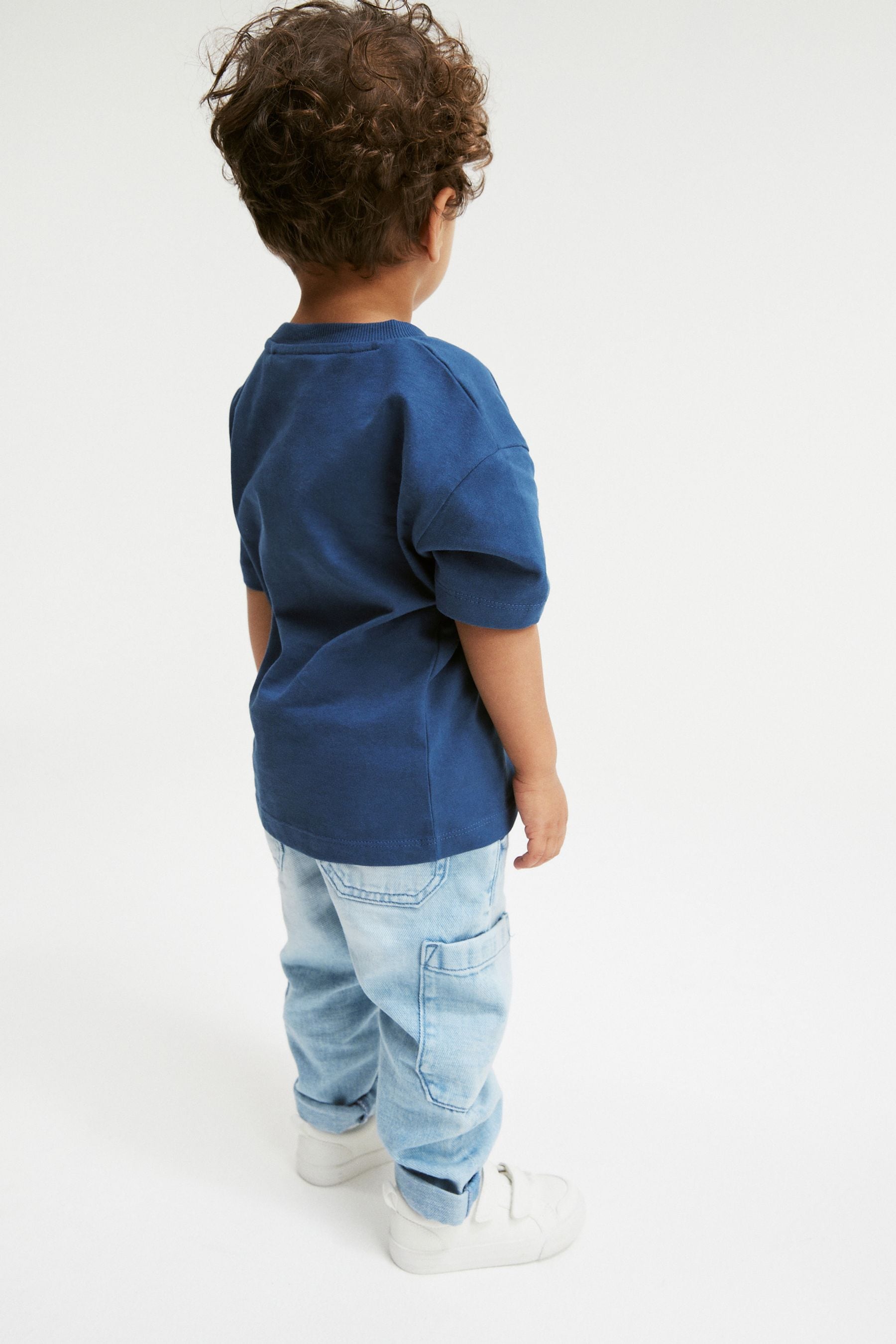 Light Blue Denim Utility Jeans (3mths-7yrs)