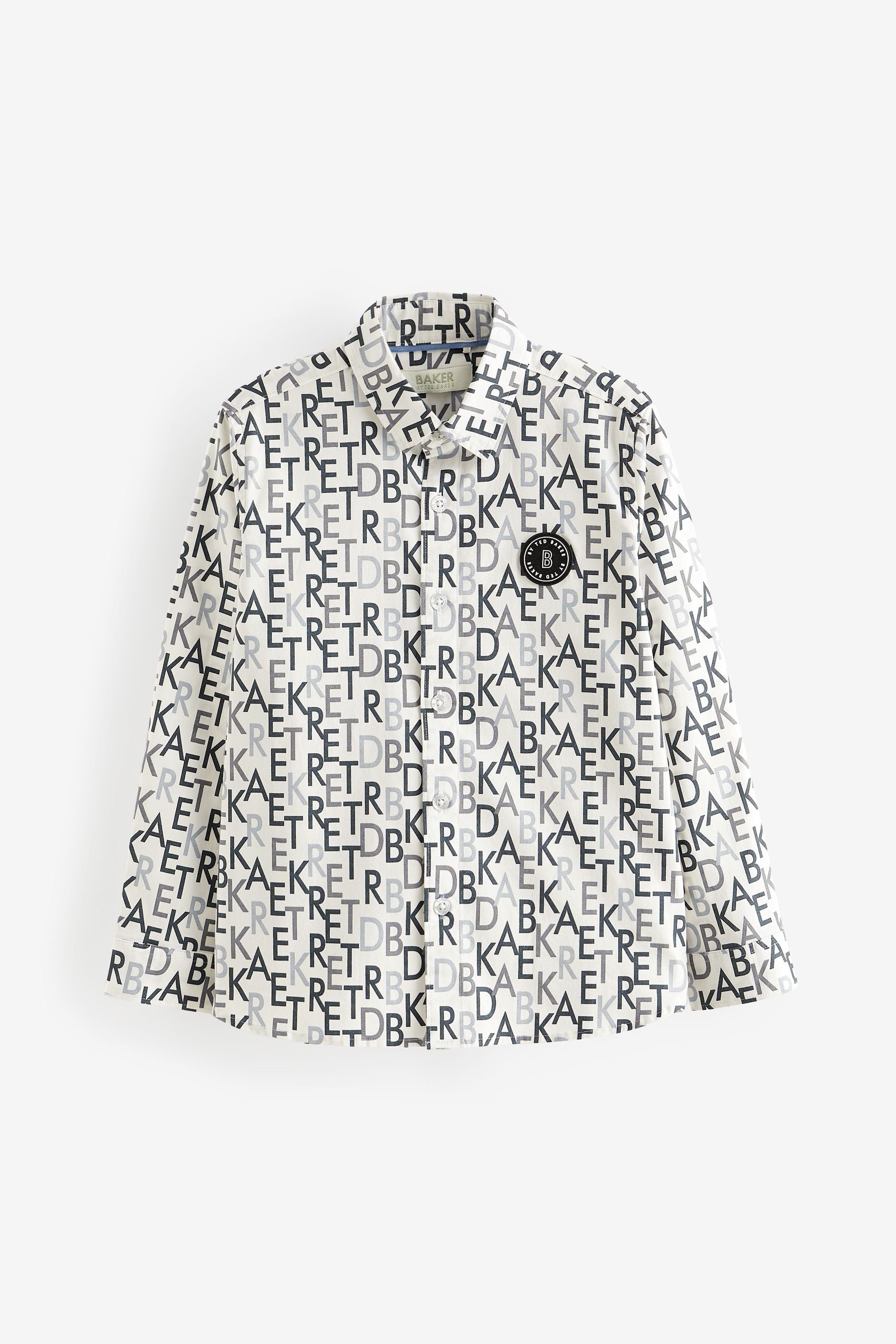 Baker by Ted Baker White Printed Shirt