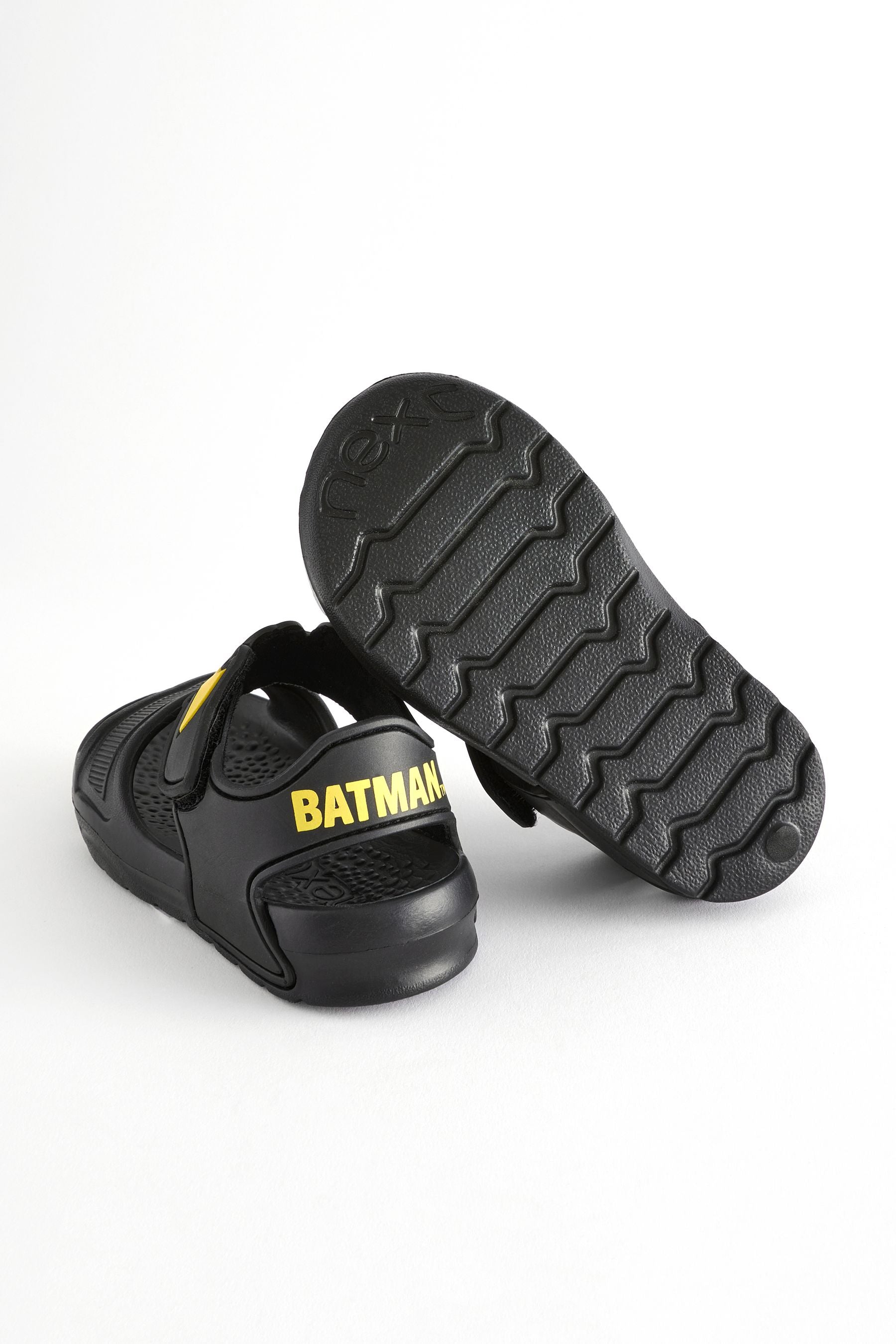 Black Batman Pool Sliders