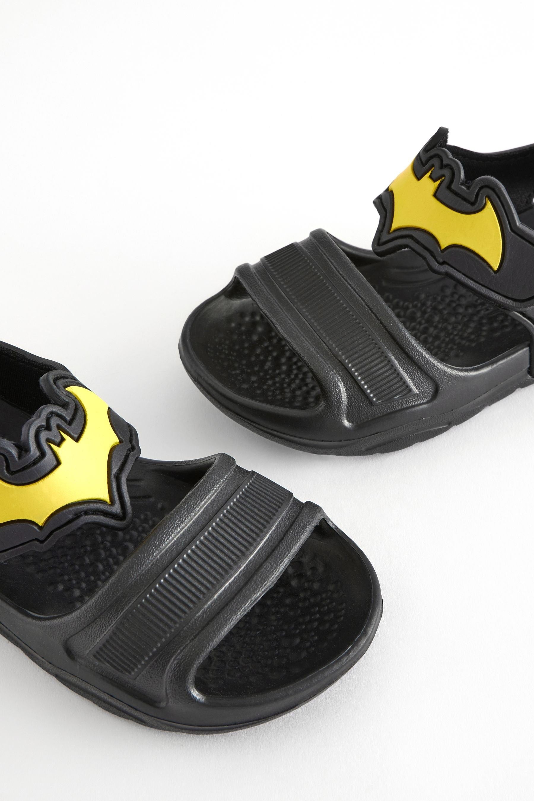 Black Batman Pool Sliders