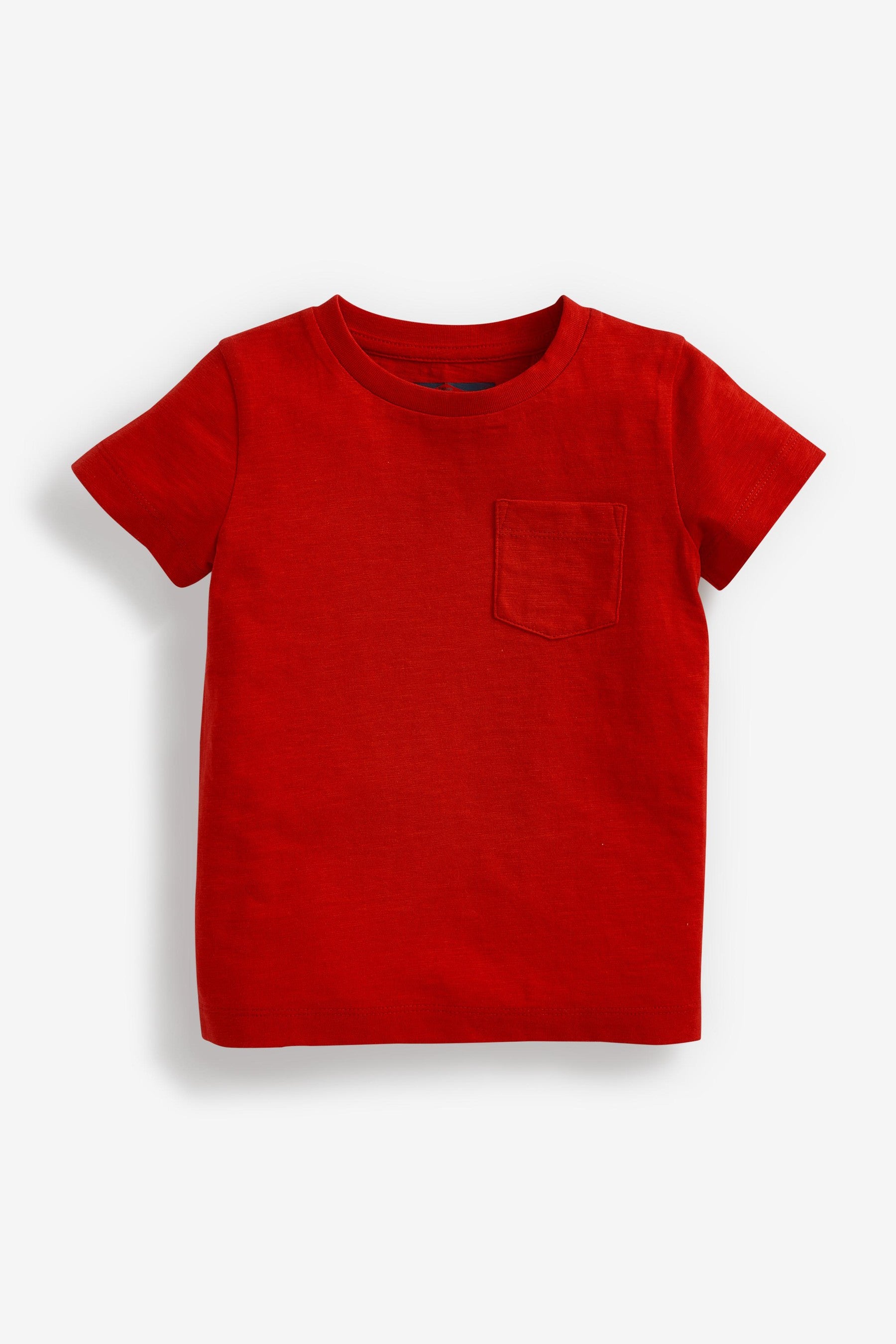 Red/Grey/Navy 3 Pack Plain T-Shirts (3mths-7yrs)